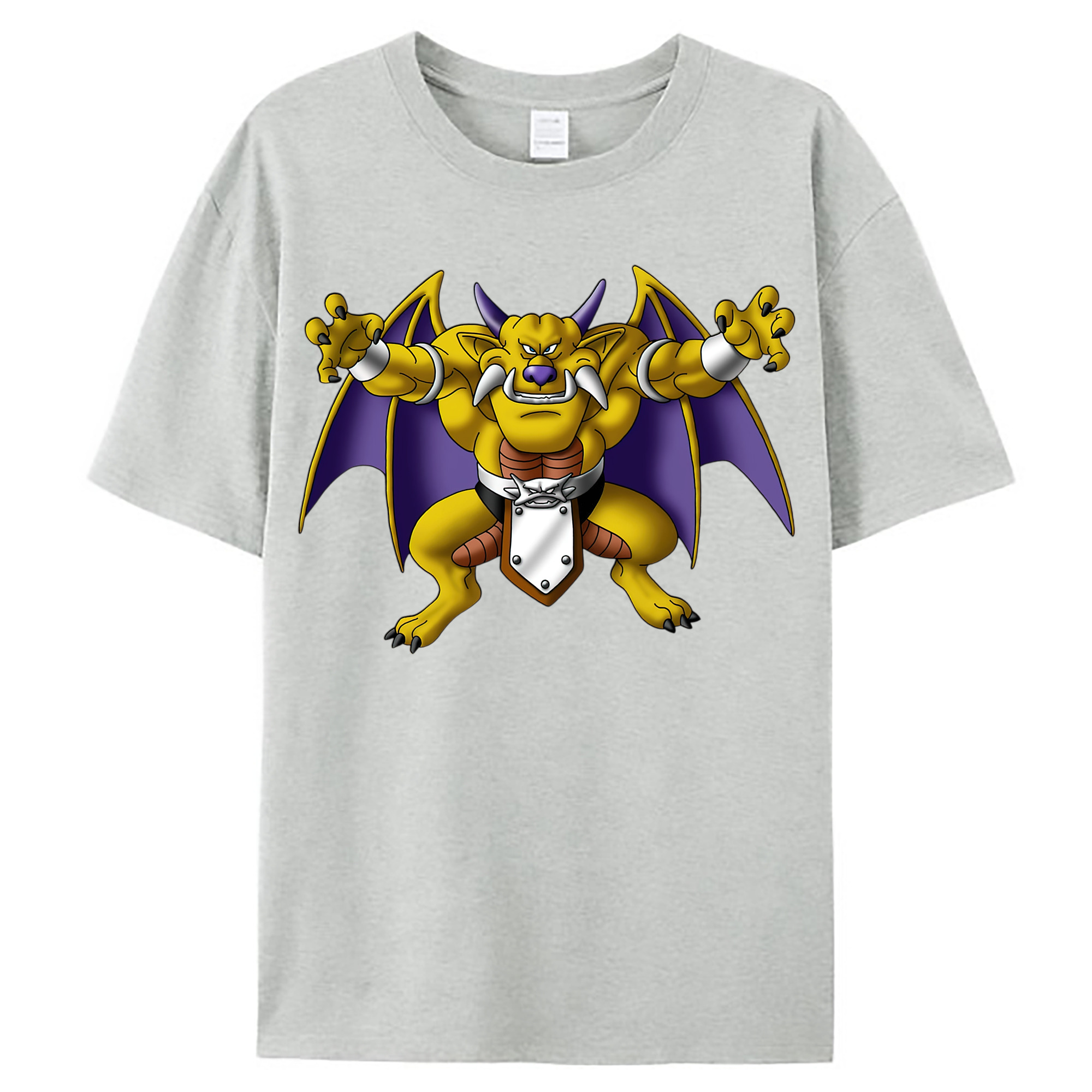 （画像用） ドラゴンクエスト Doragon Kuesuto Dragon Quest レディースカジュアルプリントTシャツ（綿100％）