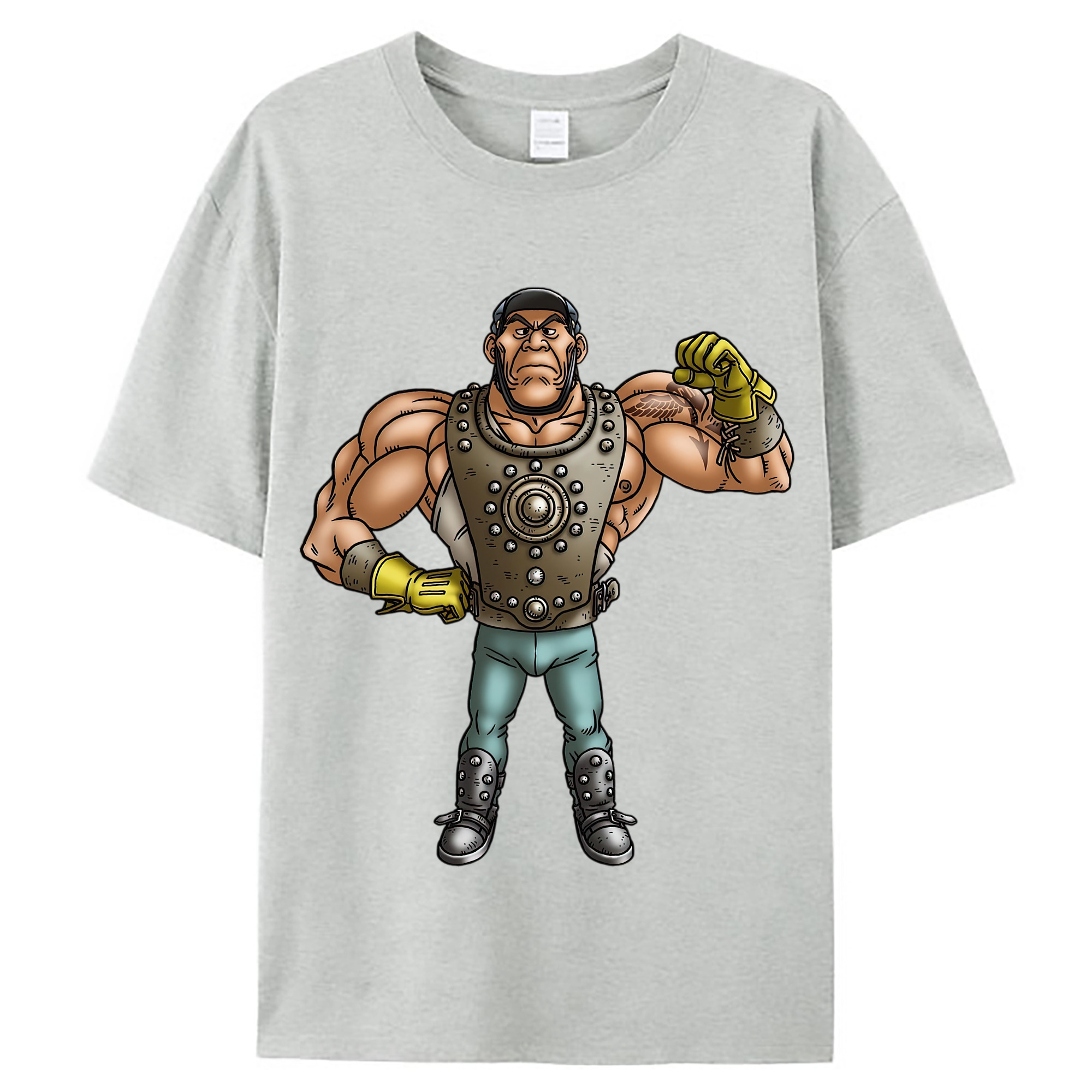 （画像用） ドラゴンクエスト Doragon Kuesuto Dragon Quest レディースカジュアルプリントTシャツ（綿100％）