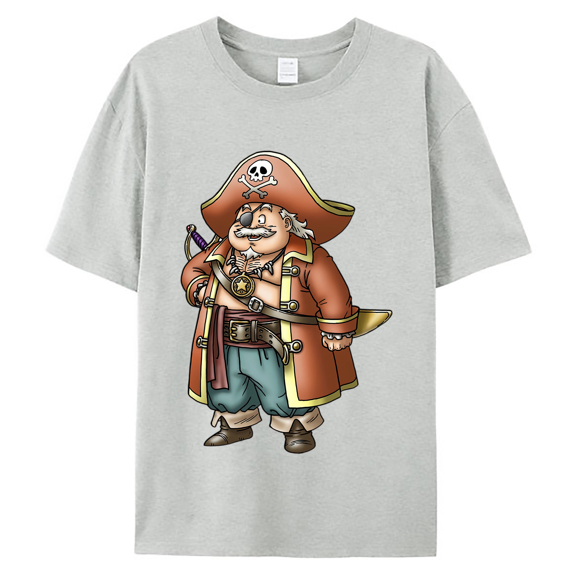 （画像用） ドラゴンクエスト Doragon Kuesuto Dragon Quest レディースカジュアルプリントTシャツ（綿100％）