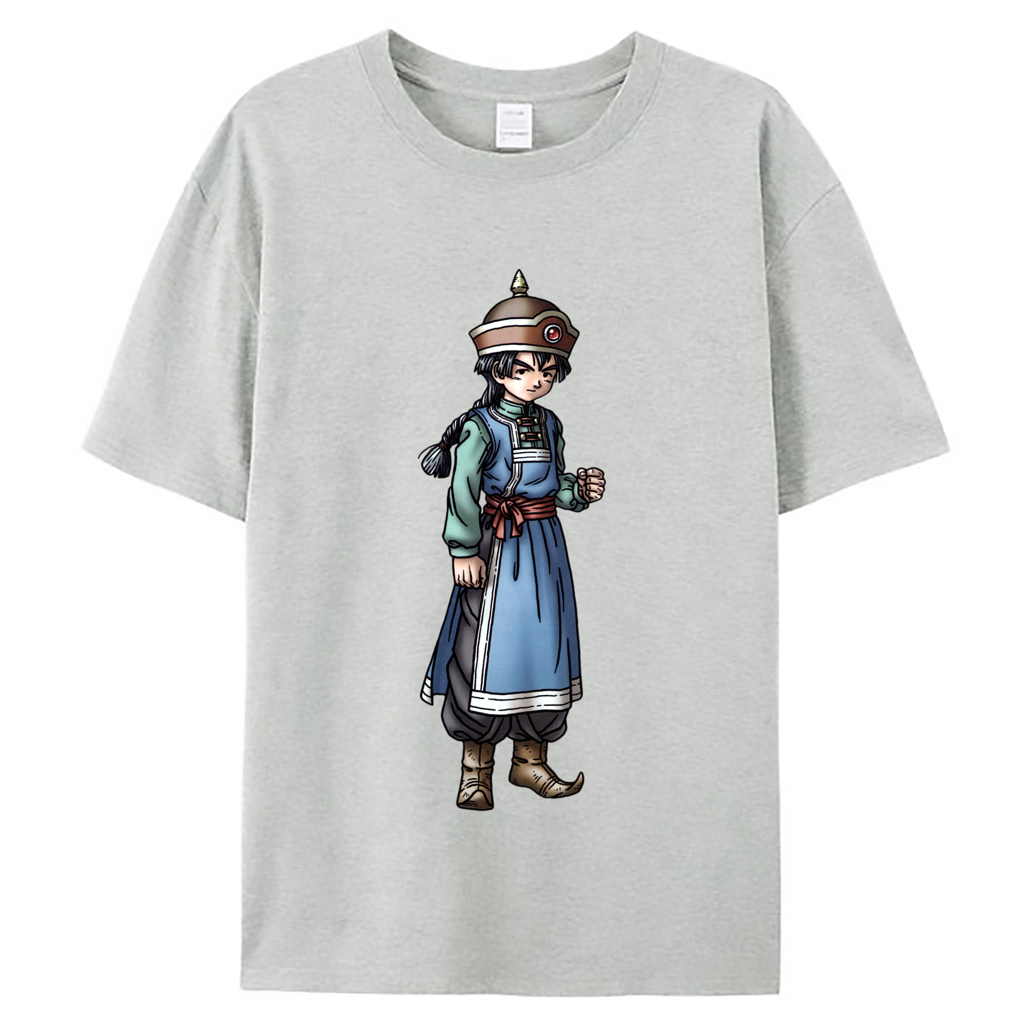 （画像用） ドラゴンクエスト Doragon Kuesuto Dragon Quest レディースカジュアルプリントTシャツ（綿100％）