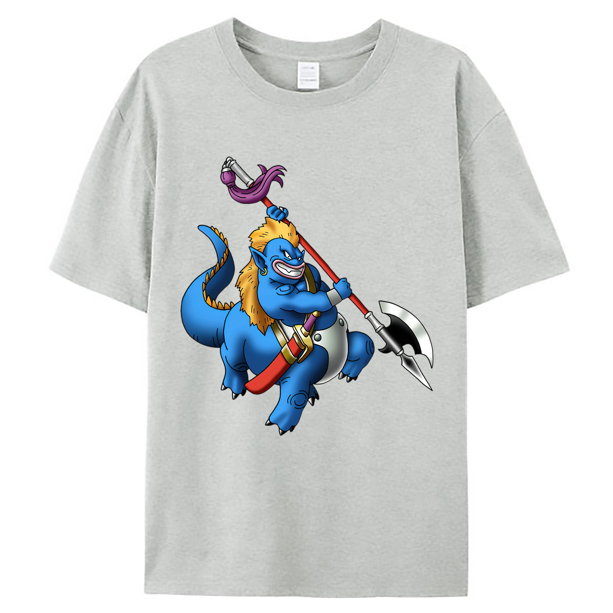 （画像用） ドラゴンクエスト Doragon Kuesuto Dragon Quest レディースカジュアルプリントTシャツ（綿100％）