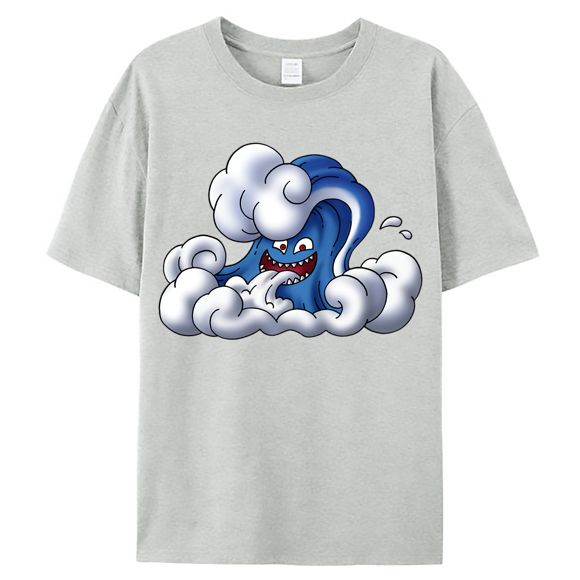 （画像用） ドラゴンクエスト Doragon Kuesuto Dragon Quest レディースカジュアルプリントTシャツ（綿100％）