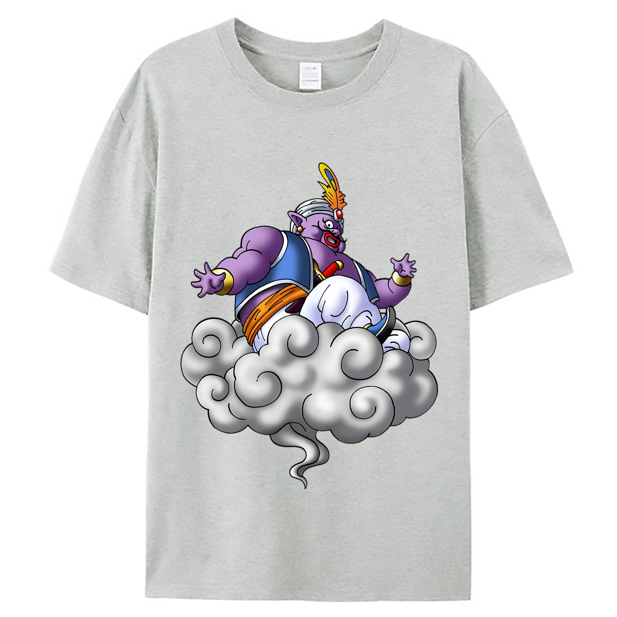 （画像用） ドラゴンクエスト Doragon Kuesuto Dragon Quest レディースカジュアルプリントTシャツ（綿100％）