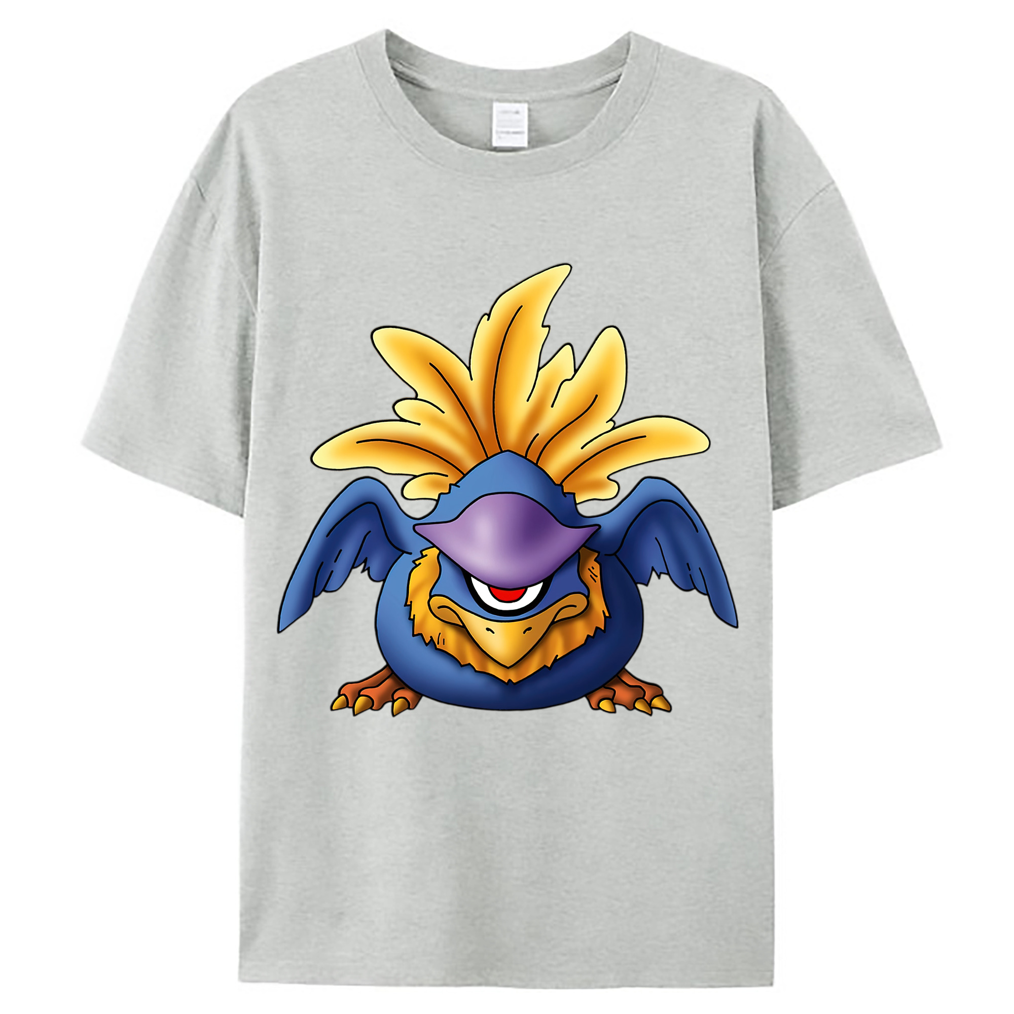 （画像用） ドラゴンクエスト Doragon Kuesuto Dragon Quest レディースカジュアルプリントTシャツ（綿100％）