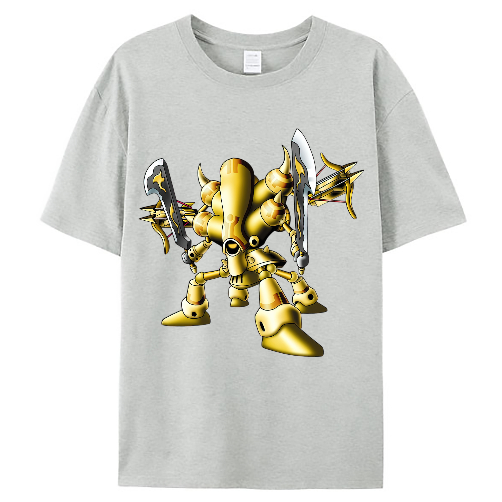 （画像用） ドラゴンクエスト Doragon Kuesuto Dragon Quest レディースカジュアルプリントTシャツ（綿100％）