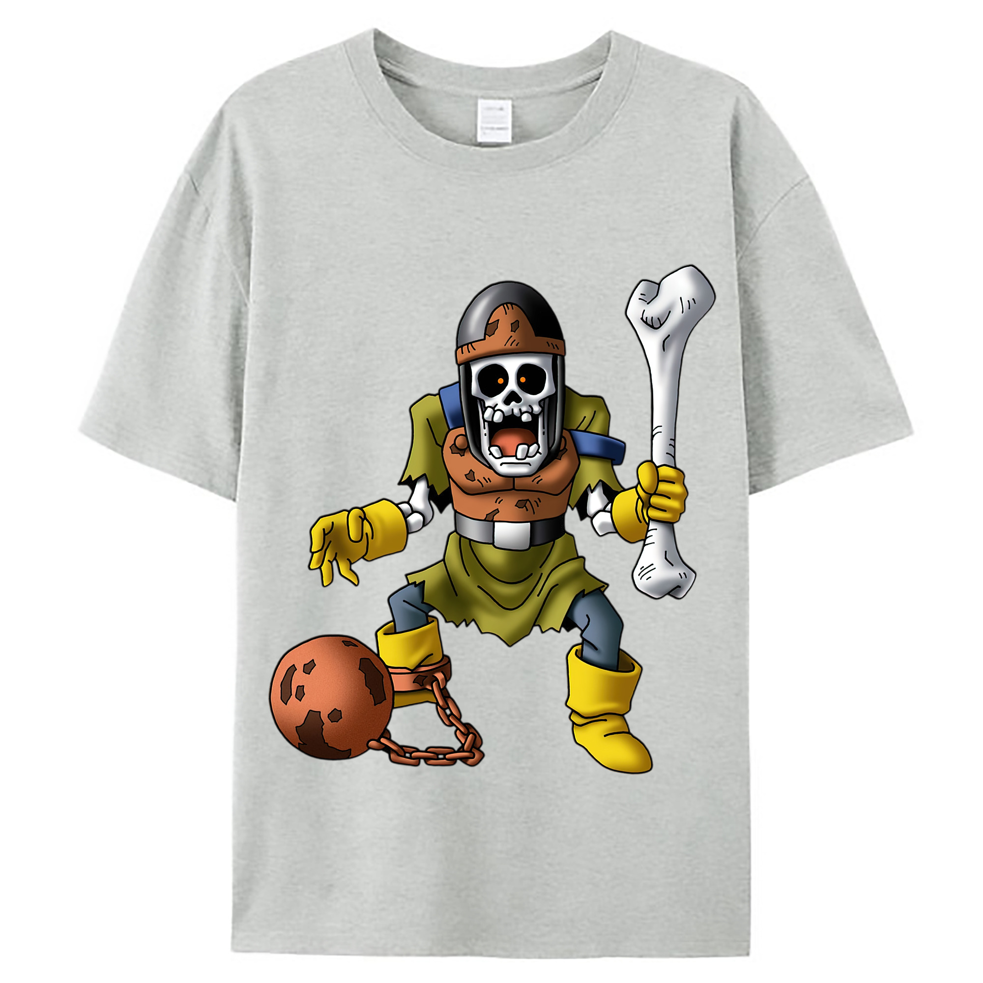 （画像用） ドラゴンクエスト Doragon Kuesuto Dragon Quest レディースカジュアルプリントTシャツ（綿100％）