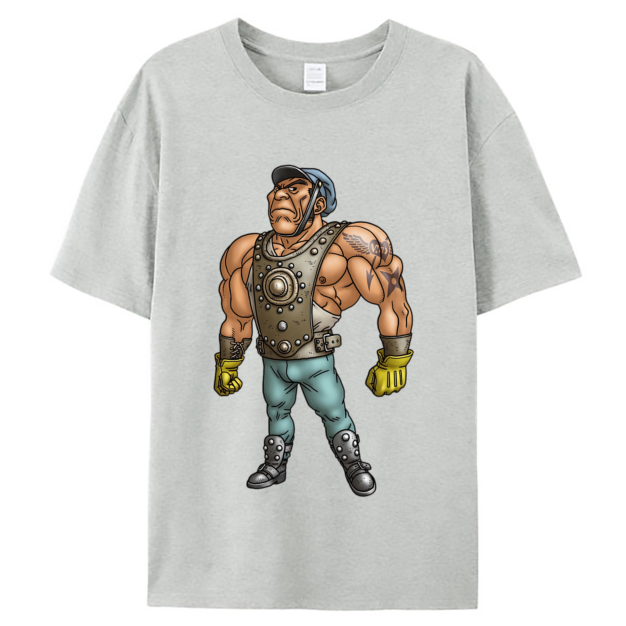 （画像用） ドラゴンクエスト Doragon Kuesuto Dragon Quest レディースカジュアルプリントTシャツ（綿100％）