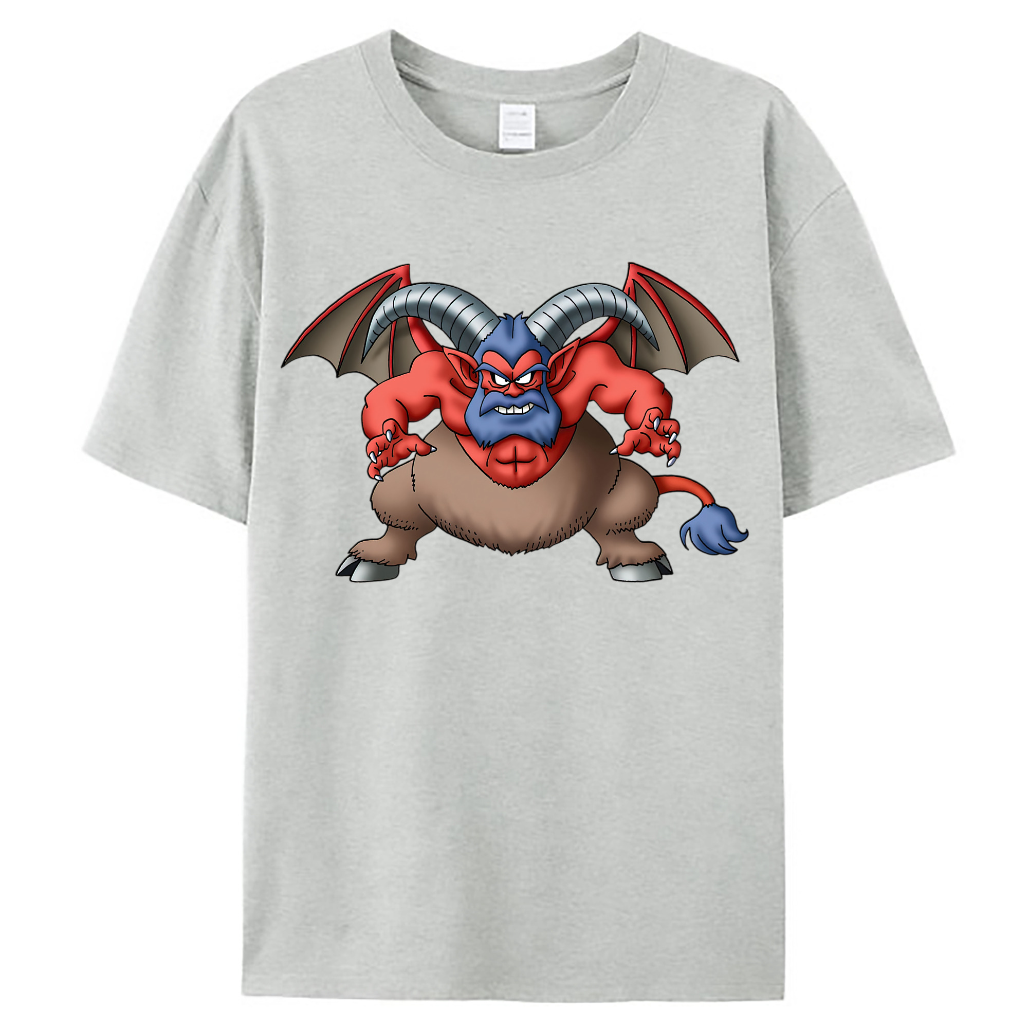（画像用） ドラゴンクエスト Doragon Kuesuto Dragon Quest レディースカジュアルプリントTシャツ（綿100％）