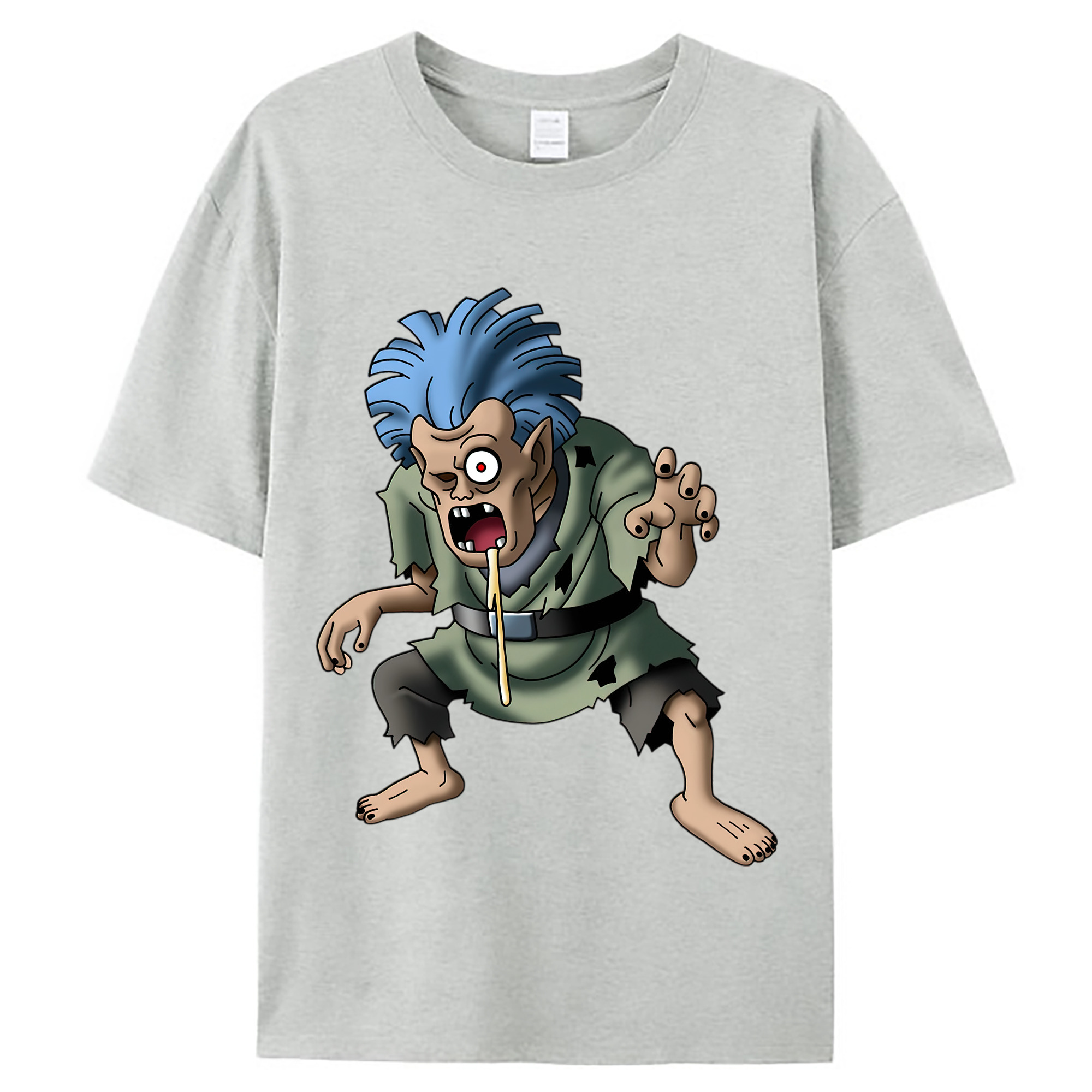 （画像用） ドラゴンクエスト Doragon Kuesuto Dragon Quest レディースカジュアルプリントTシャツ（綿100％）