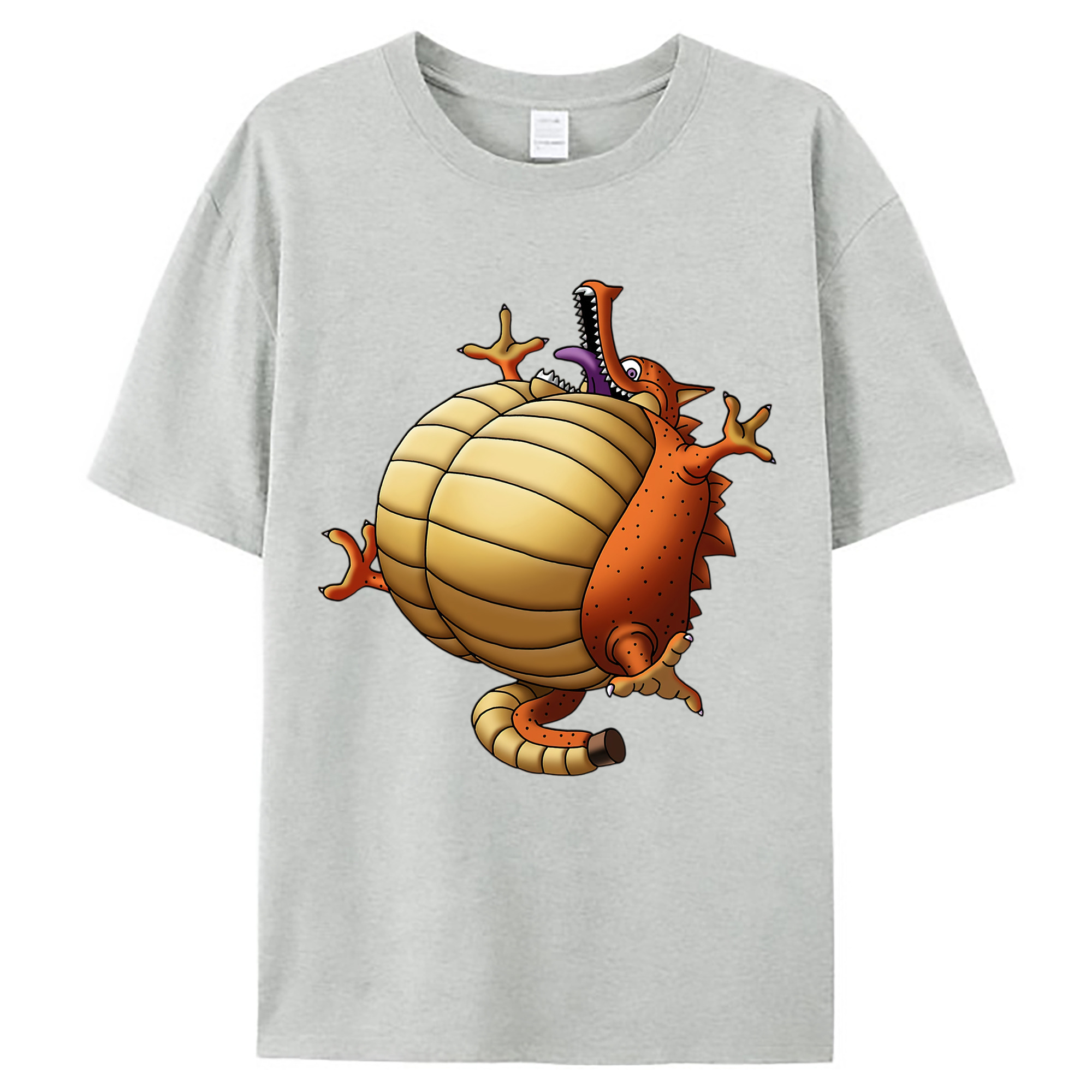 （画像用） ドラゴンクエスト Doragon Kuesuto Dragon Quest レディースカジュアルプリントTシャツ（綿100％）