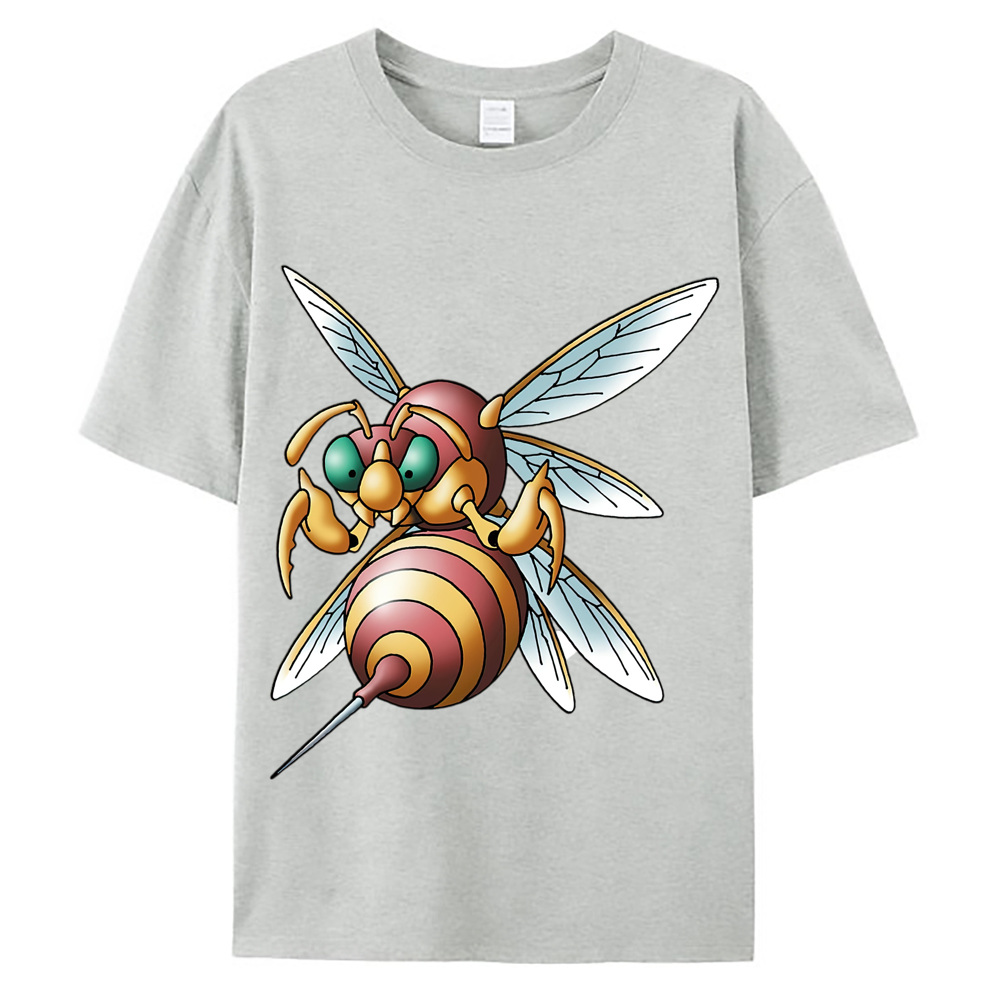 （画像用） ドラゴンクエスト Doragon Kuesuto Dragon Quest レディースカジュアルプリントTシャツ（綿100％）