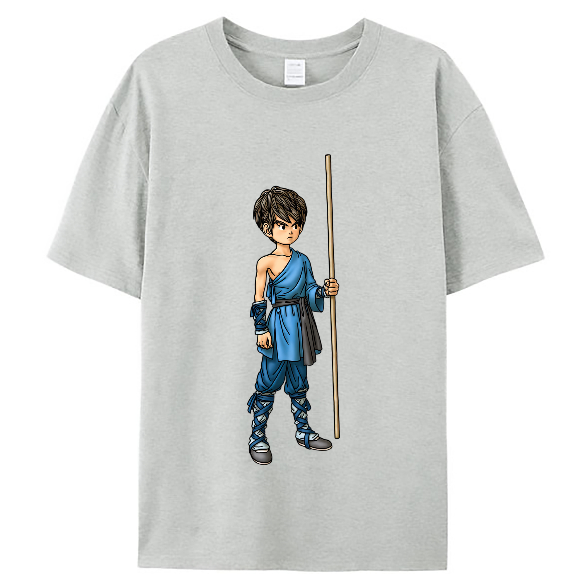 （画像用） ドラゴンクエスト Doragon Kuesuto Dragon Quest レディースカジュアルプリントTシャツ（綿100％）