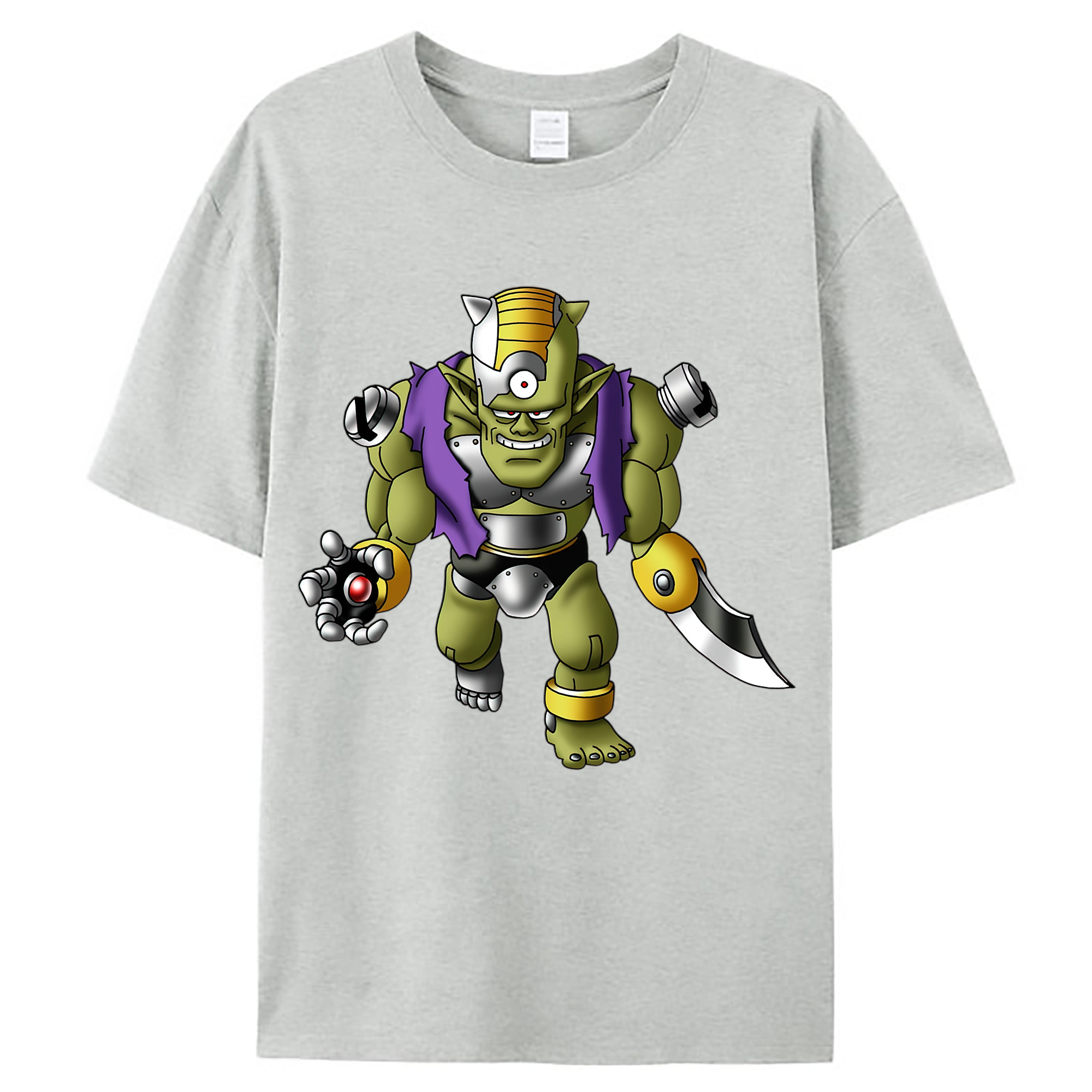 （画像用） ドラゴンクエスト Doragon Kuesuto Dragon Quest レディースカジュアルプリントTシャツ（綿100％）