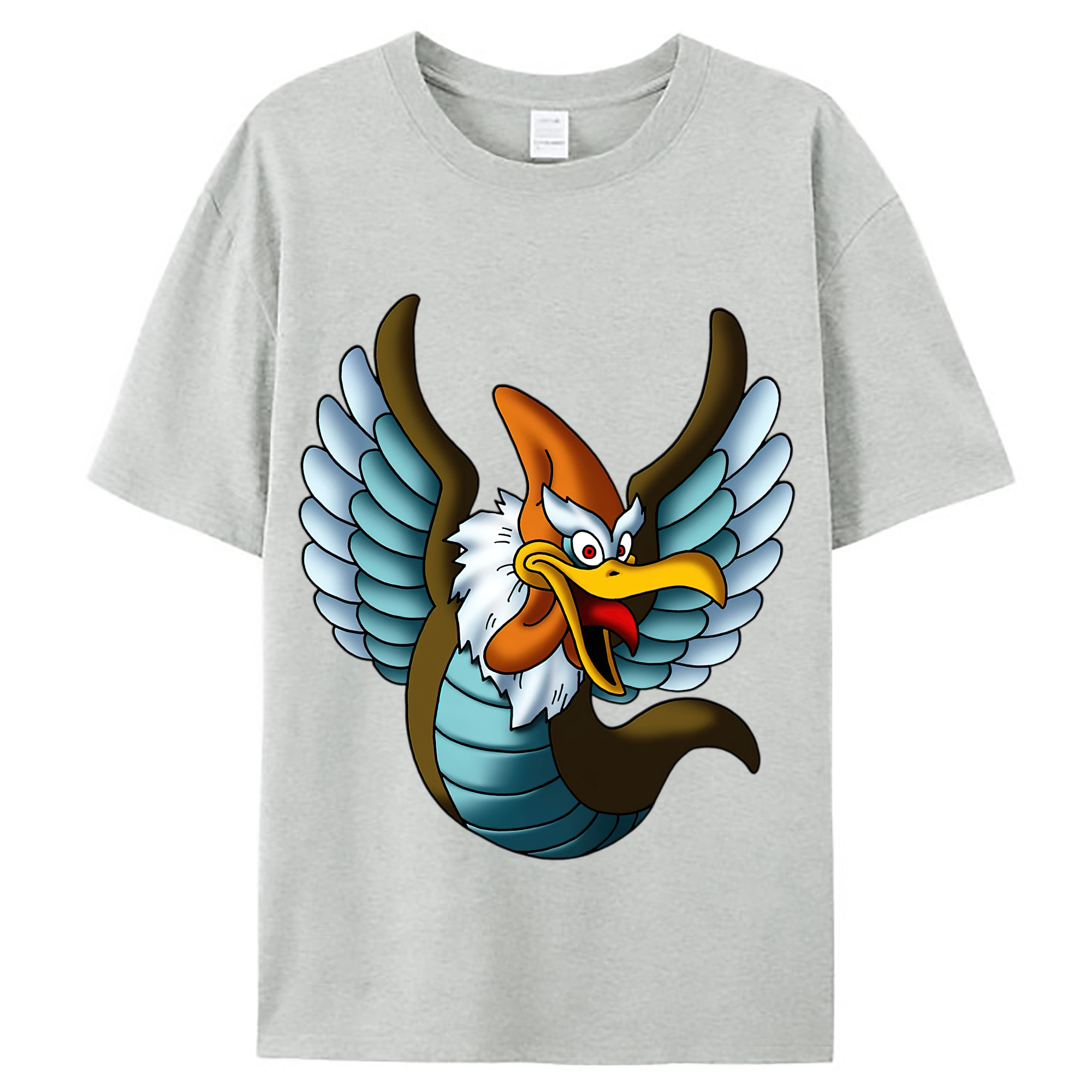 （画像用） ドラゴンクエスト Doragon Kuesuto Dragon Quest レディースカジュアルプリントTシャツ（綿100％）