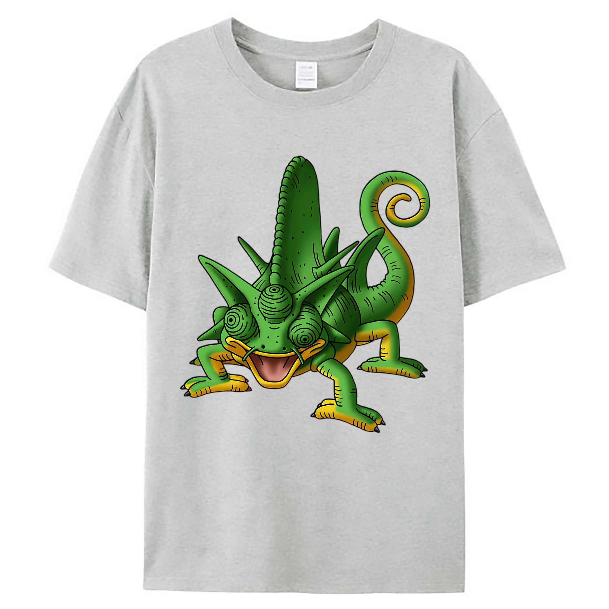 （画像用） ドラゴンクエスト Doragon Kuesuto Dragon Quest レディースカジュアルプリントTシャツ（綿100％）