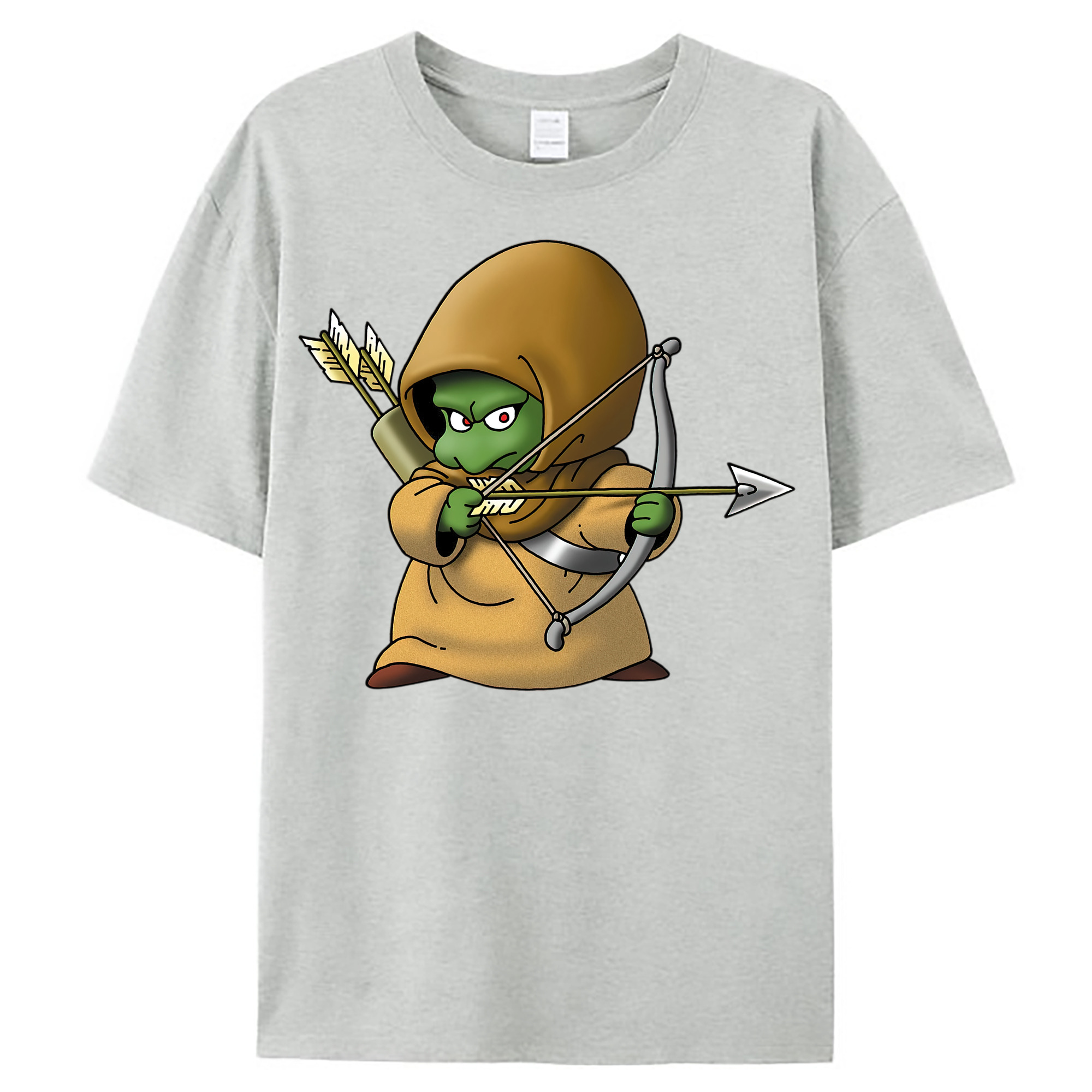 （画像用） ドラゴンクエスト Doragon Kuesuto Dragon Quest レディースカジュアルプリントTシャツ（綿100％）