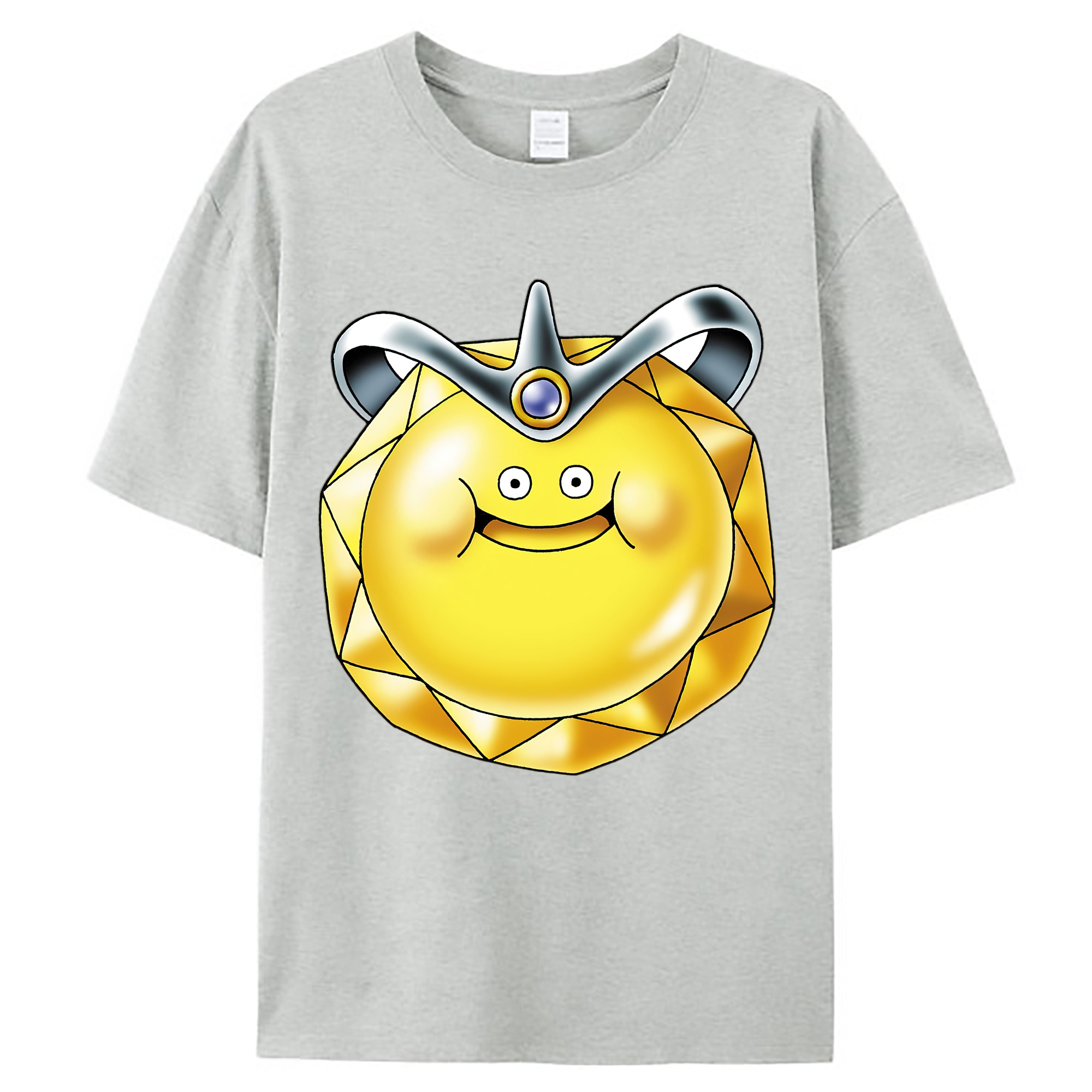 （画像用） ドラゴンクエスト Doragon Kuesuto Dragon Quest レディースカジュアルプリントTシャツ（綿100％）