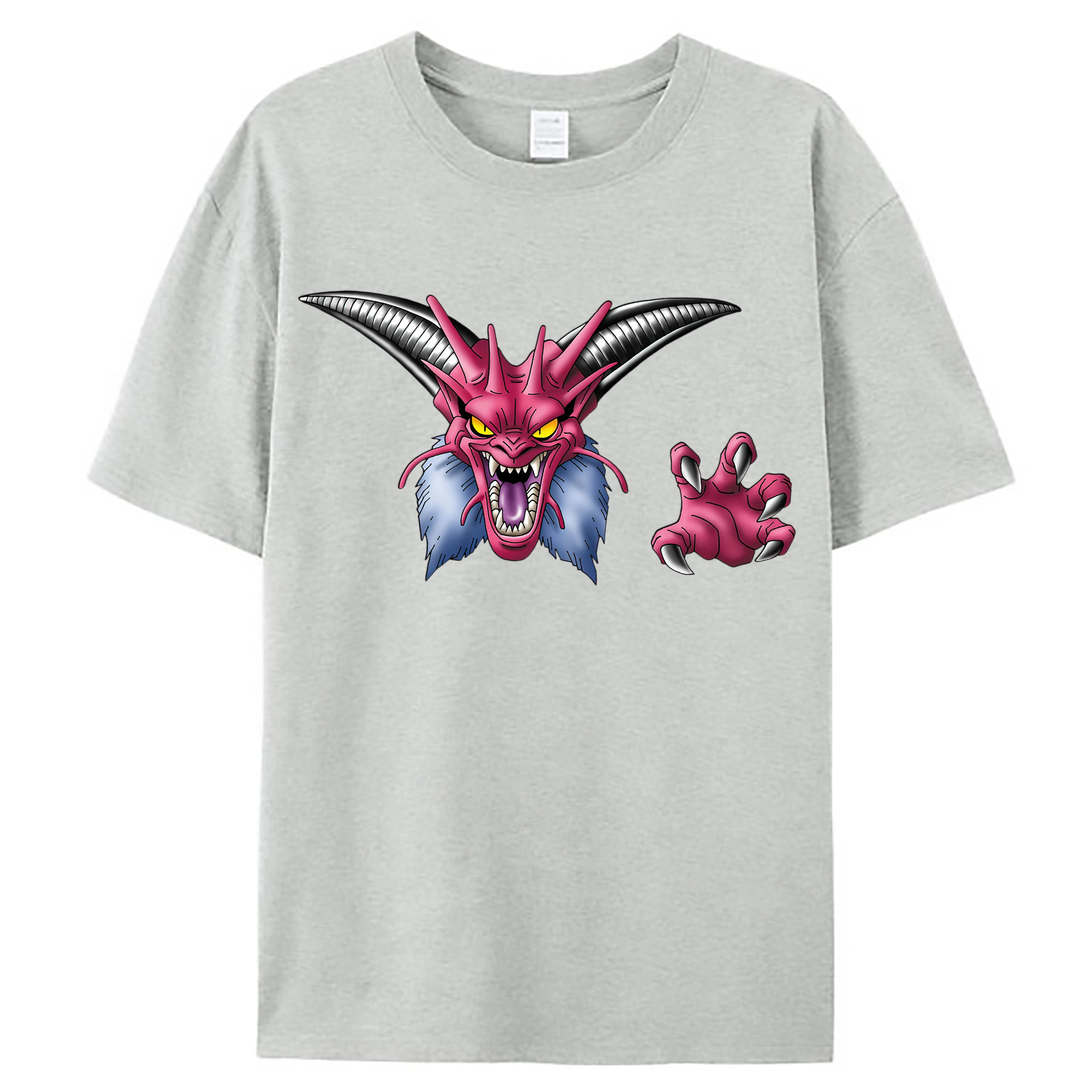 （画像用） ドラゴンクエスト Doragon Kuesuto Dragon Quest レディースカジュアルプリントTシャツ（綿100％）