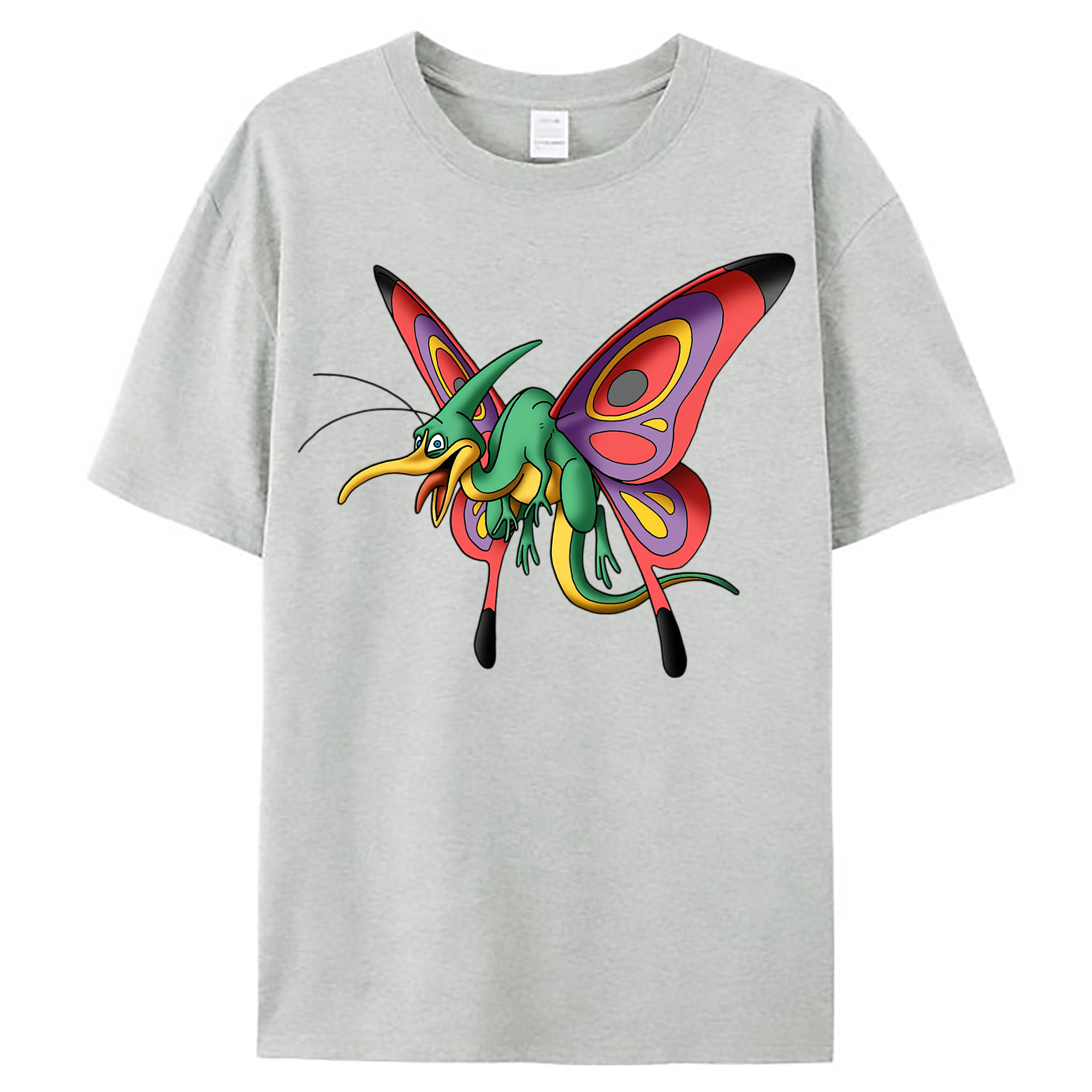 （画像用） ドラゴンクエスト Doragon Kuesuto Dragon Quest レディースカジュアルプリントTシャツ（綿100％）