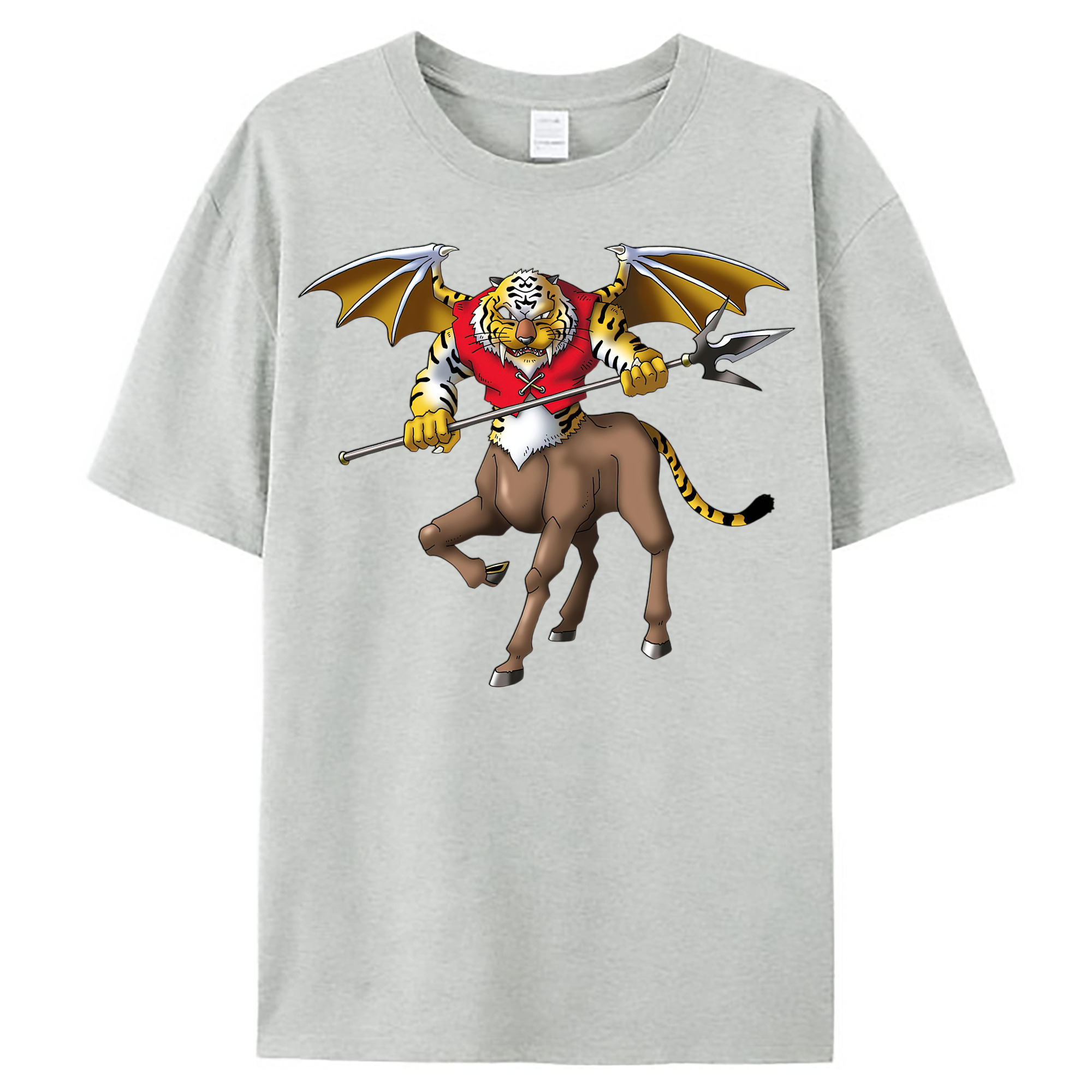 （画像用） ドラゴンクエスト Doragon Kuesuto Dragon Quest レディースカジュアルプリントTシャツ（綿100％）