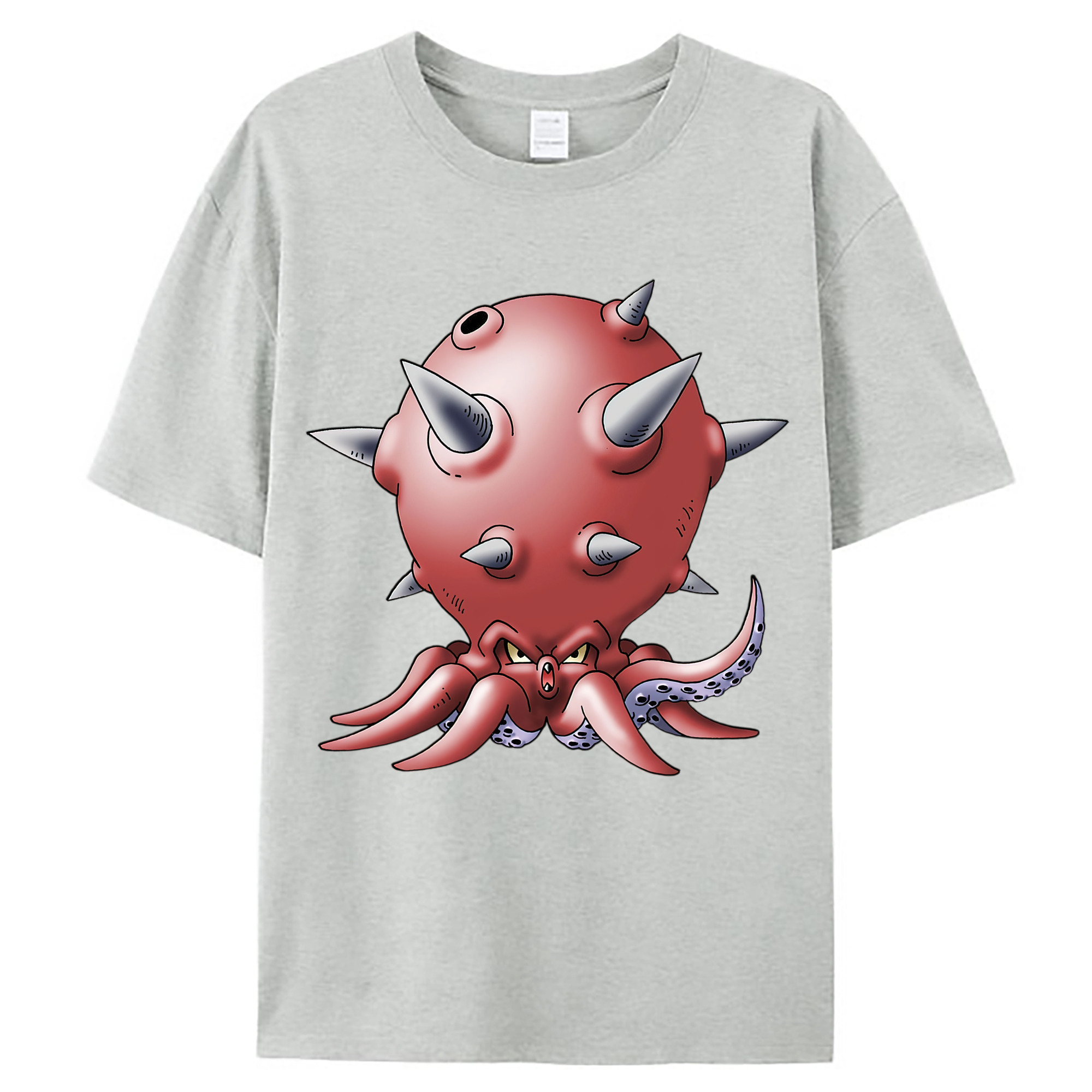 （画像用） ドラゴンクエスト Doragon Kuesuto Dragon Quest レディースカジュアルプリントTシャツ（綿100％）