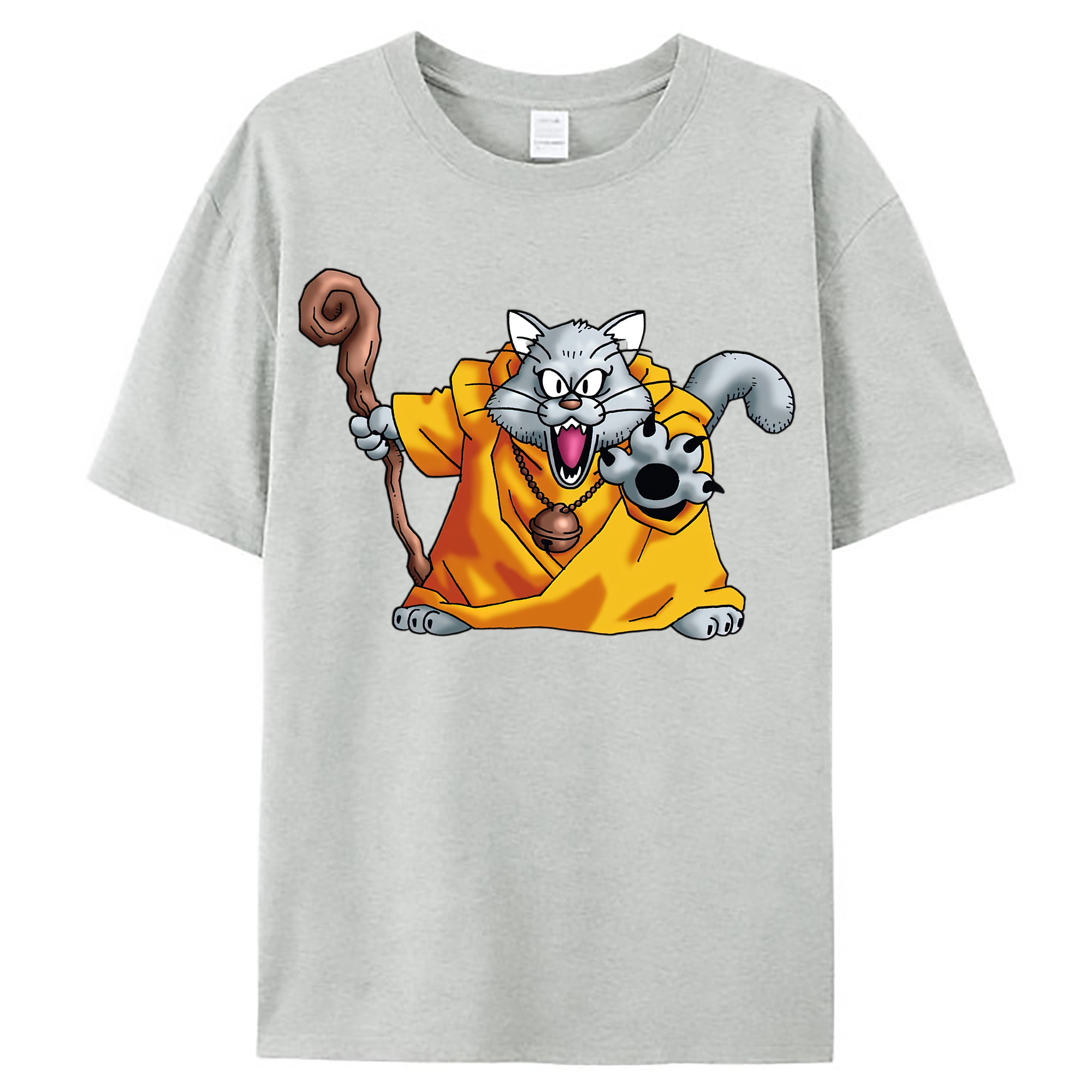 （画像用） ドラゴンクエスト Doragon Kuesuto Dragon Quest レディースカジュアルプリントTシャツ（綿100％）