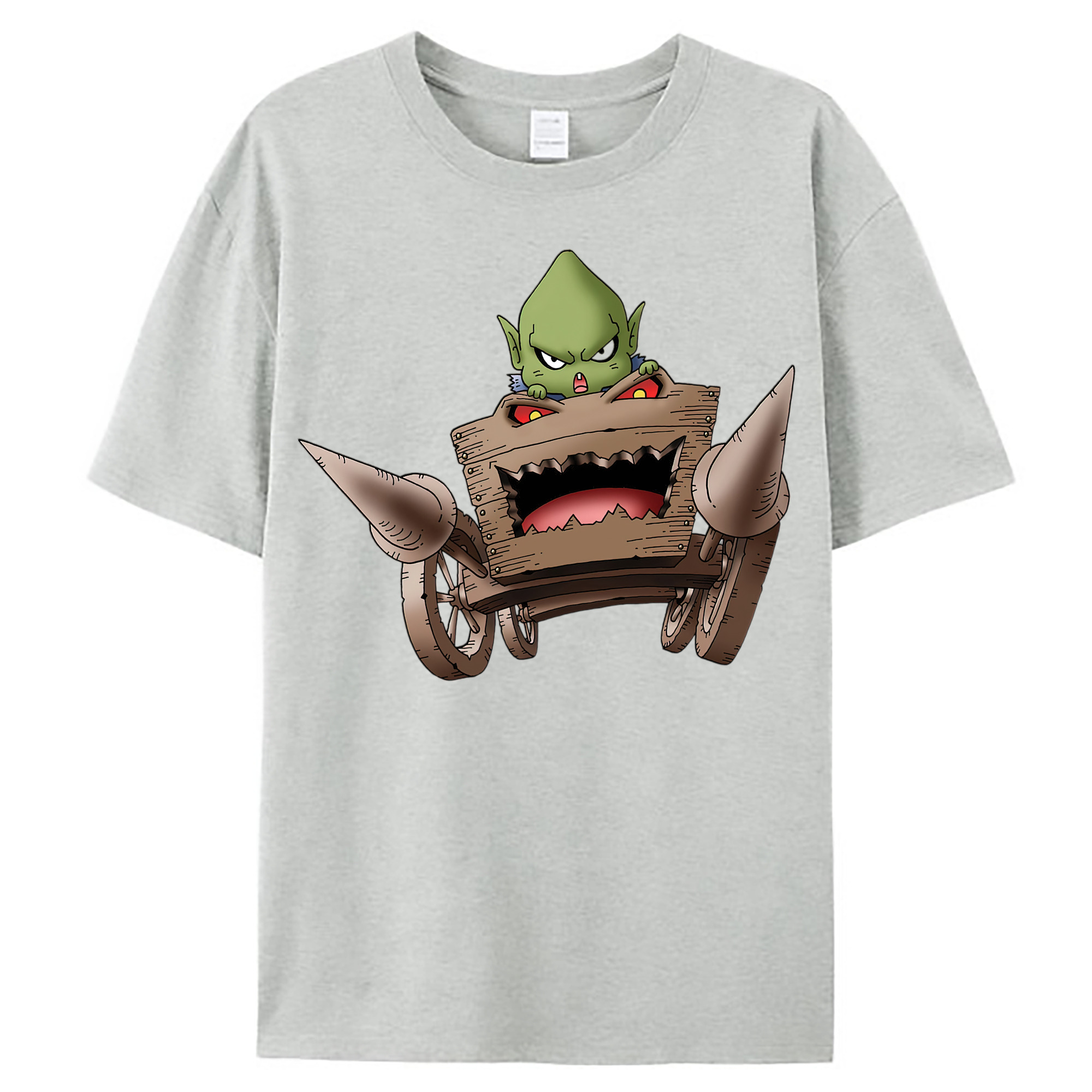 （画像用） ドラゴンクエスト Doragon Kuesuto Dragon Quest レディースカジュアルプリントTシャツ（綿100％）