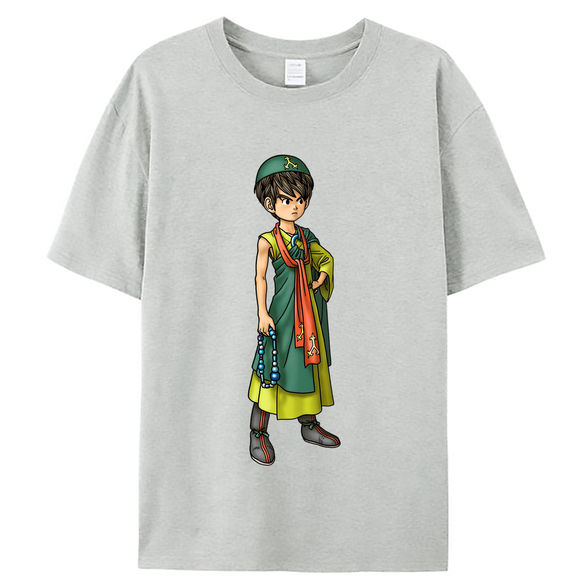 （画像用） ドラゴンクエスト Doragon Kuesuto Dragon Quest レディースカジュアルプリントTシャツ（綿100％）