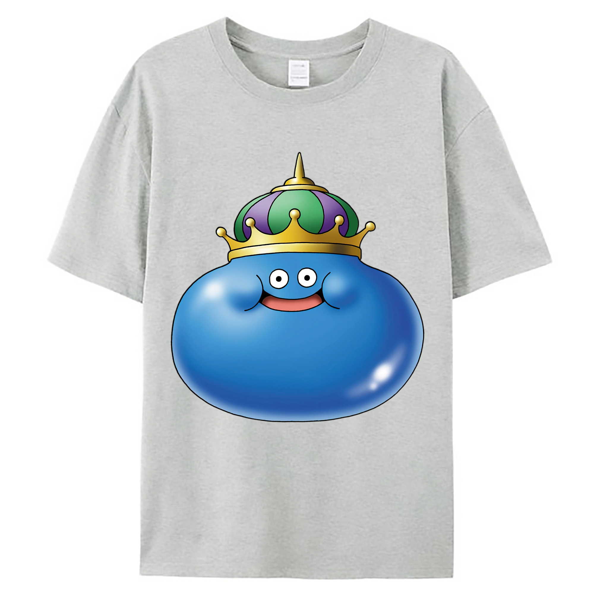 （画像用） ドラゴンクエスト Doragon Kuesuto Dragon Quest レディースカジュアルプリントTシャツ（綿100％）