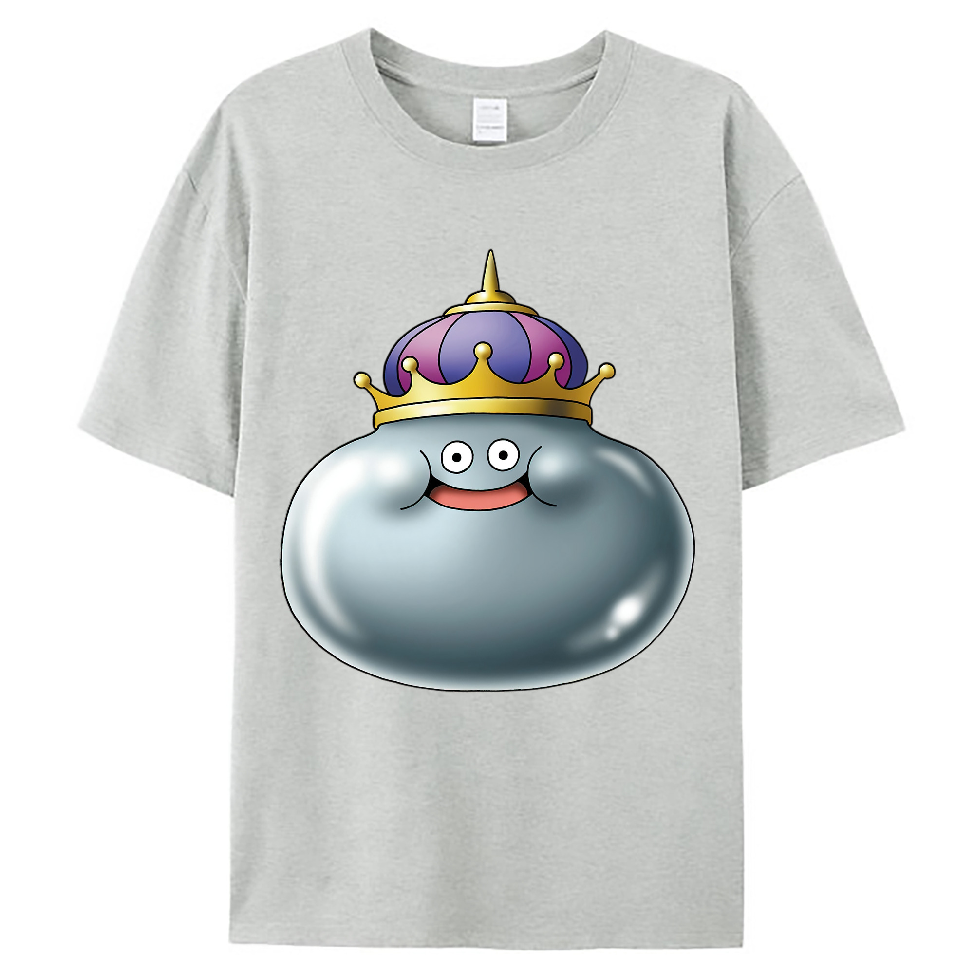 （画像用） ドラゴンクエスト Doragon Kuesuto Dragon Quest レディースカジュアルプリントTシャツ（綿100％）