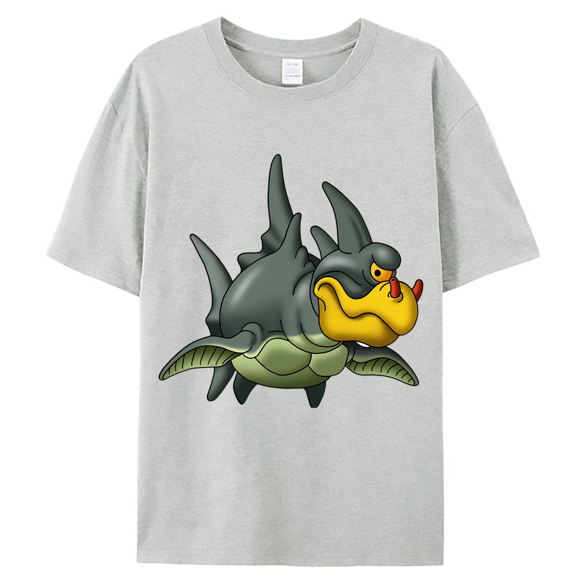 （画像用） ドラゴンクエスト Doragon Kuesuto Dragon Quest レディースカジュアルプリントTシャツ（綿100％）