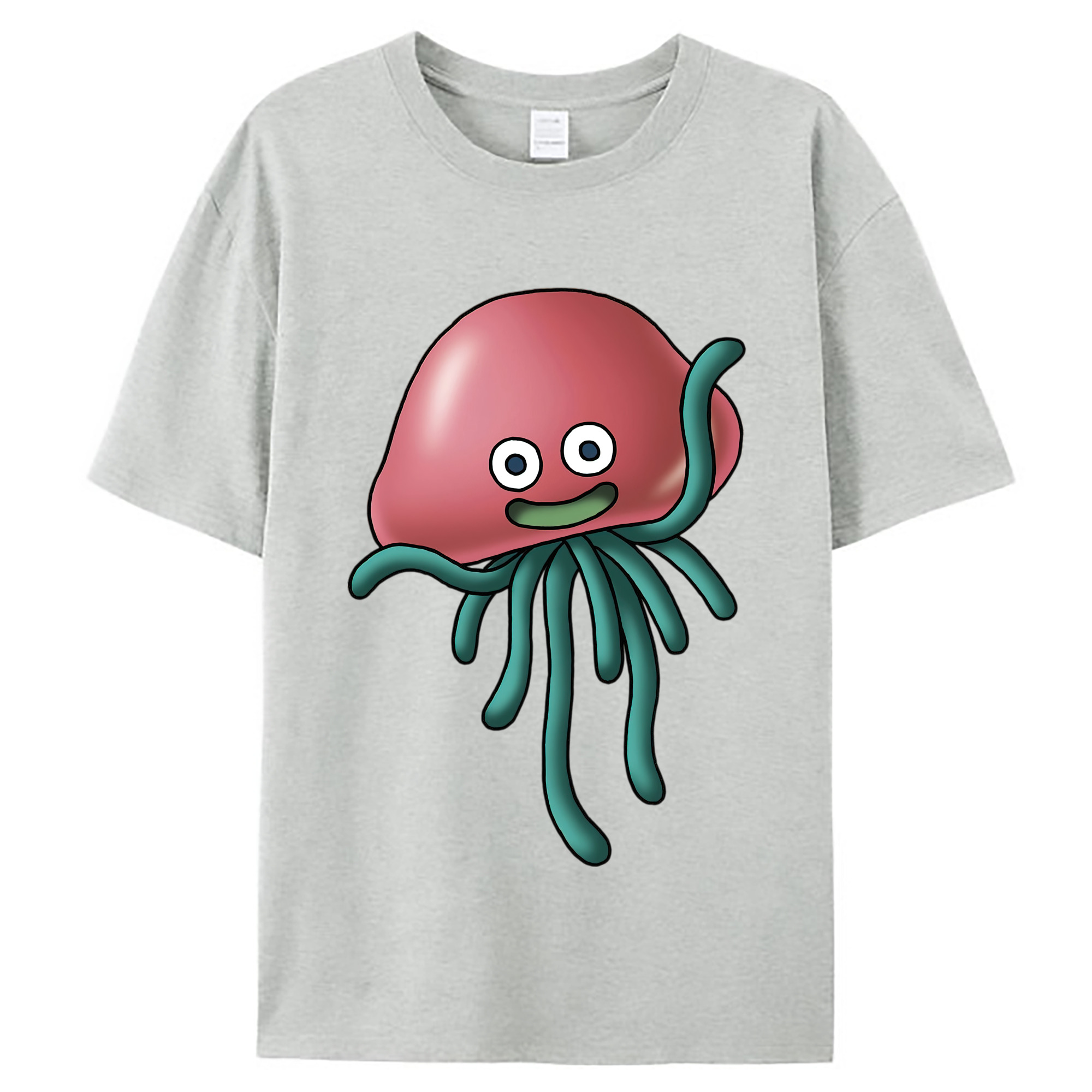 （画像用） ドラゴンクエスト Doragon Kuesuto Dragon Quest レディースカジュアルプリントTシャツ（綿100％）