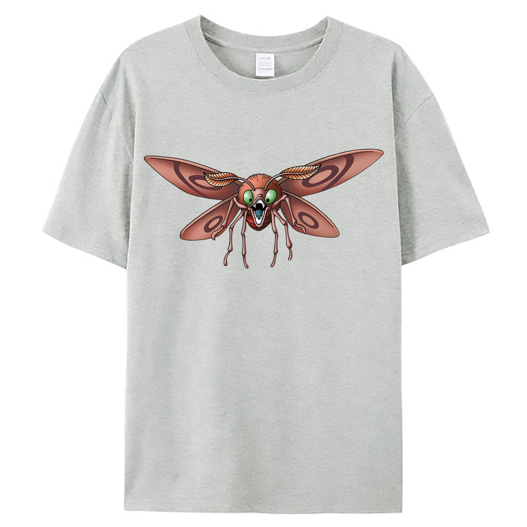 （画像用） ドラゴンクエスト Doragon Kuesuto Dragon Quest レディースカジュアルプリントTシャツ（綿100％）