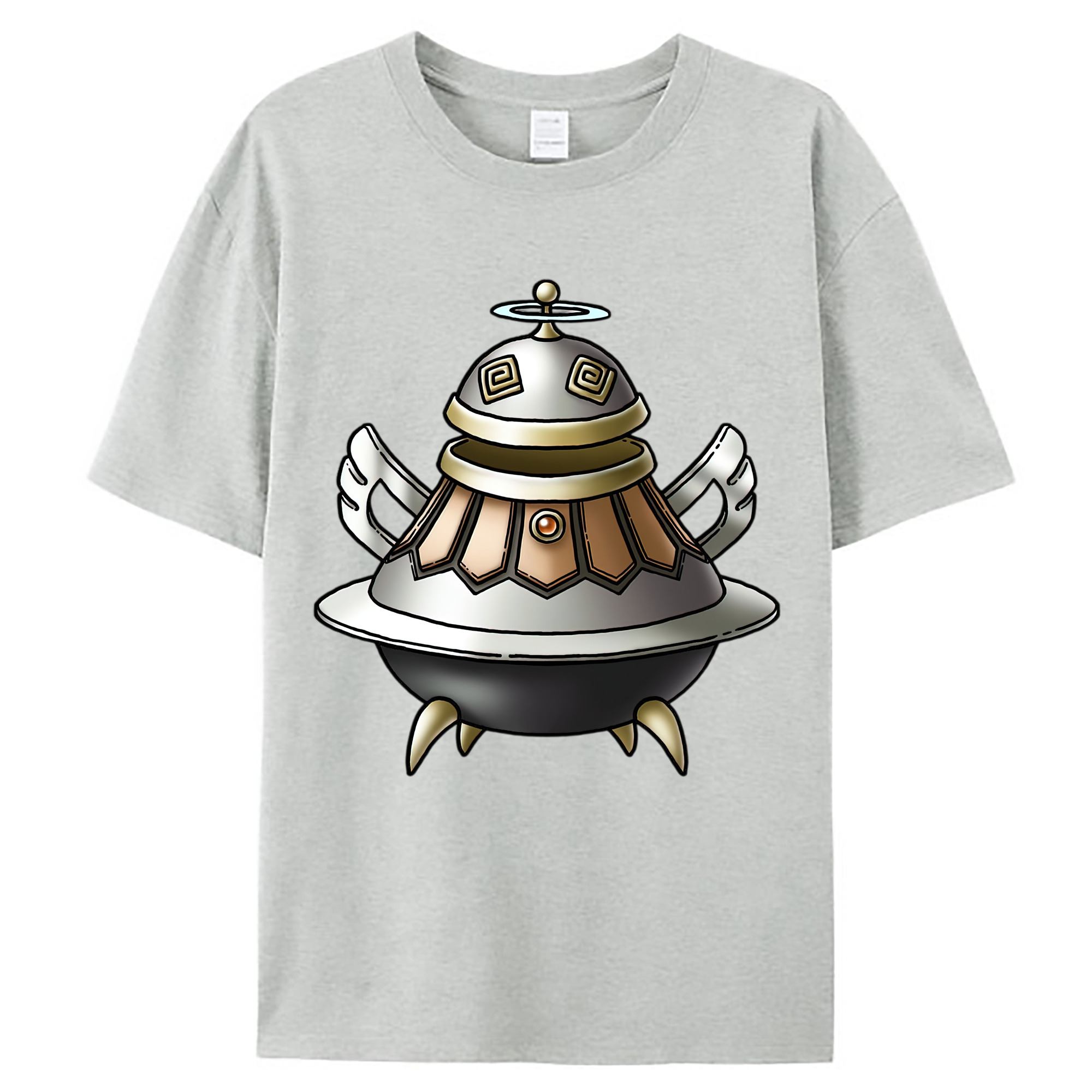 （画像用） ドラゴンクエスト Doragon Kuesuto Dragon Quest レディースカジュアルプリントTシャツ（綿100％）