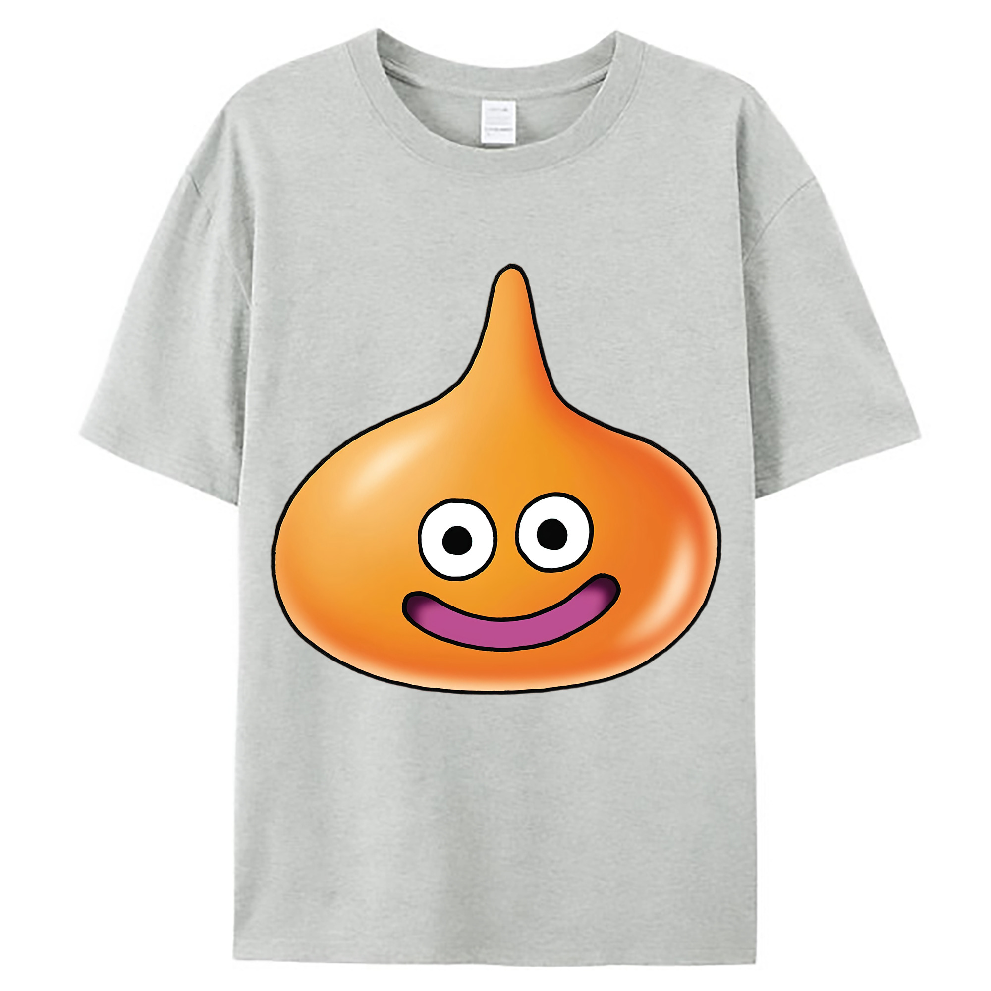 （画像用） ドラゴンクエスト Doragon Kuesuto Dragon Quest レディースカジュアルプリントTシャツ（綿100％）