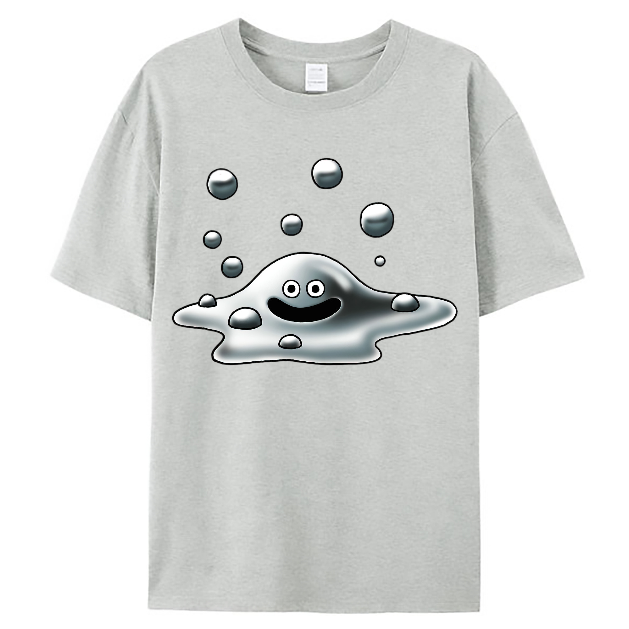 （画像用） ドラゴンクエスト Doragon Kuesuto Dragon Quest レディースカジュアルプリントTシャツ（綿100％）