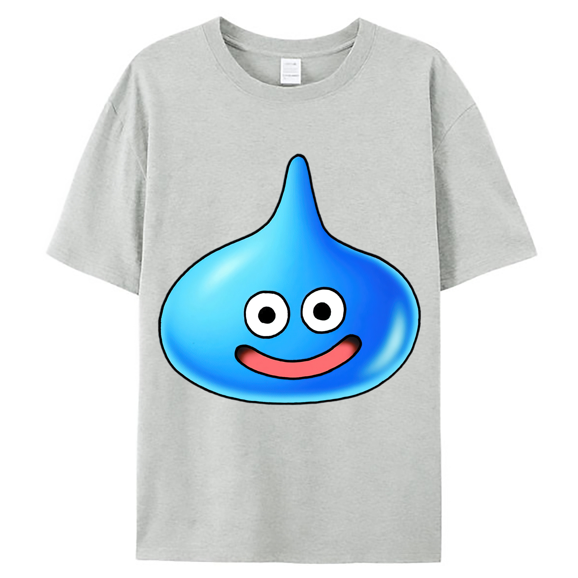 （画像用） ドラゴンクエスト Doragon Kuesuto Dragon Quest レディースカジュアルプリントTシャツ（綿100％）