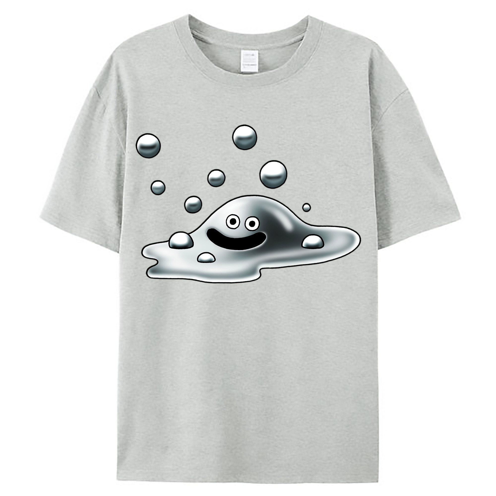 （画像用） ドラゴンクエスト Doragon Kuesuto Dragon Quest レディースカジュアルプリントTシャツ（綿100％）