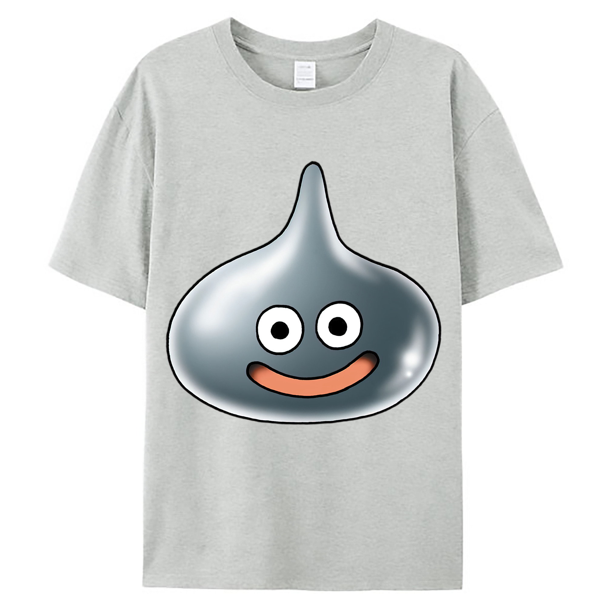 （画像用） ドラゴンクエスト Doragon Kuesuto Dragon Quest レディースカジュアルプリントTシャツ（綿100％）