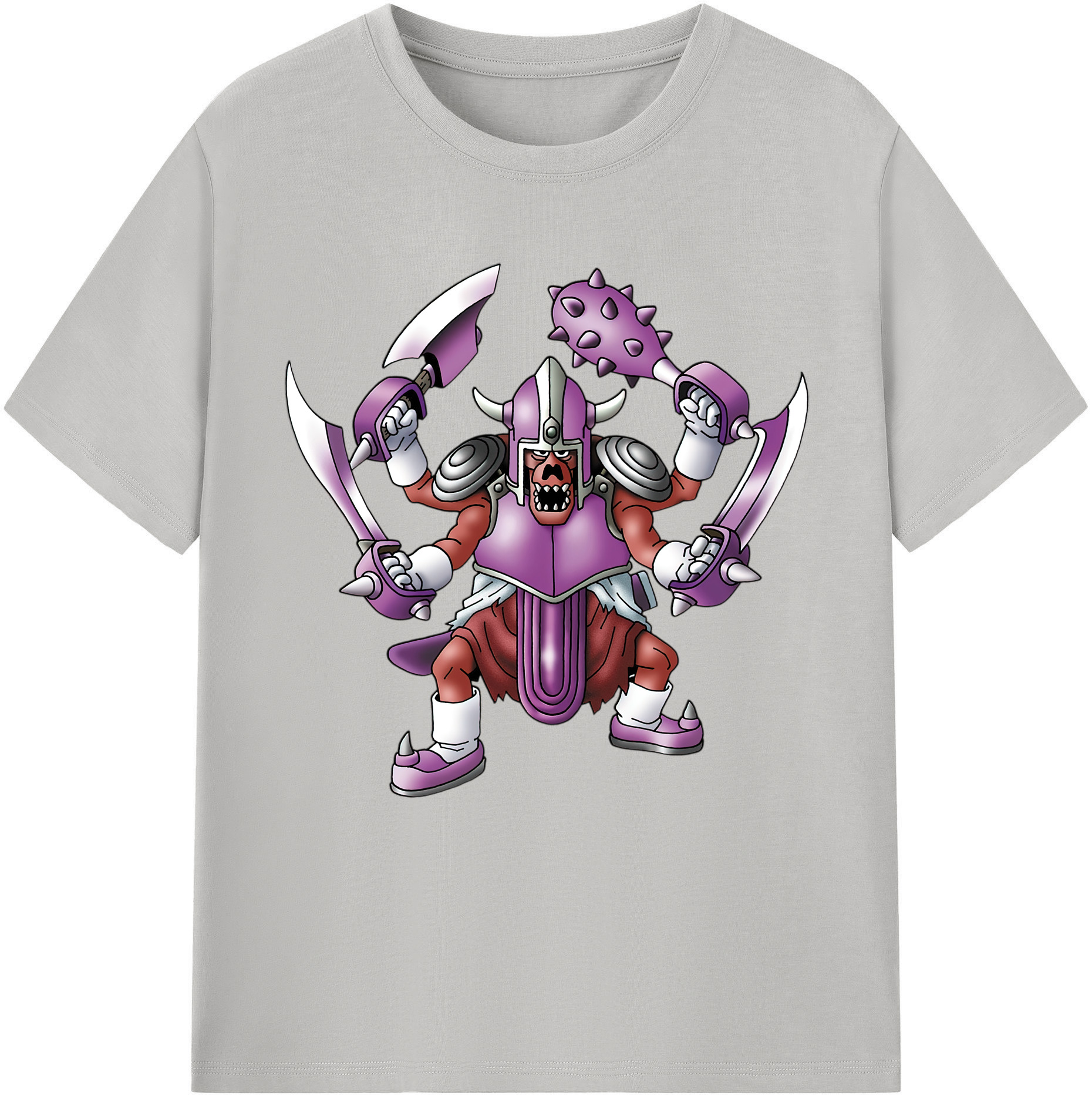 （画像用） ドラゴンクエスト Doragon Kuesuto Dragon Quest レディースカジュアルプリントTシャツ（綿100％）