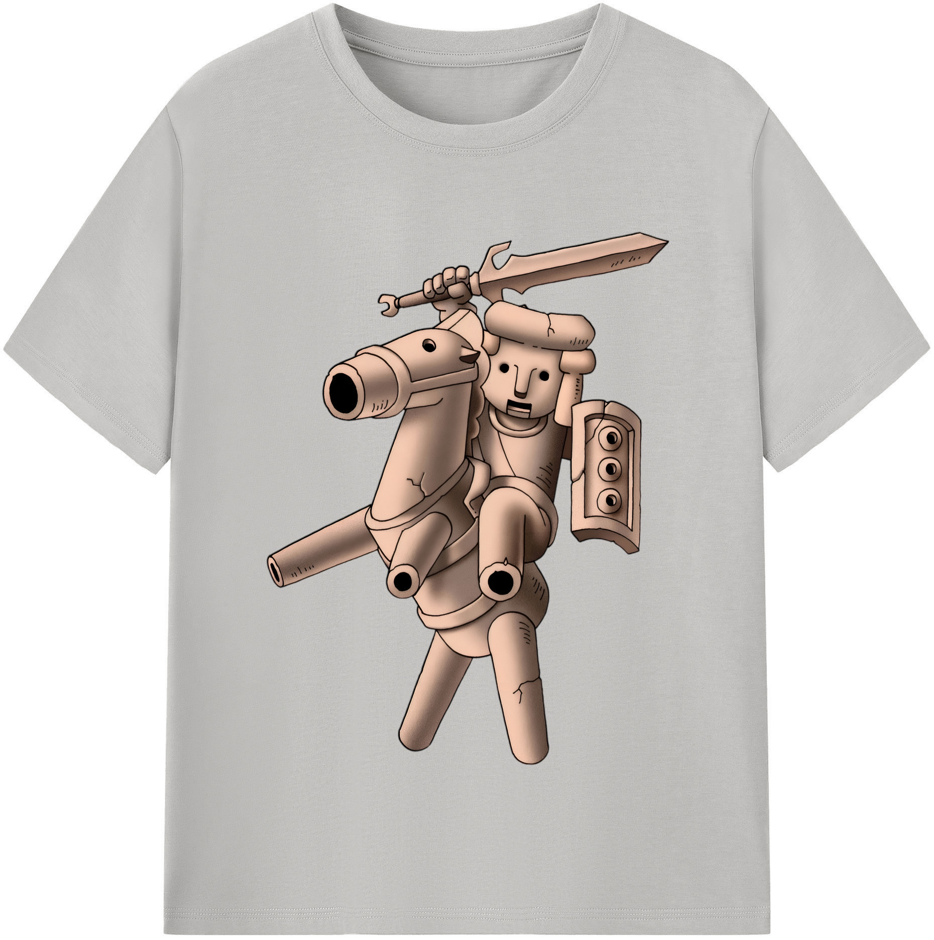（画像用） ドラゴンクエスト Doragon Kuesuto Dragon Quest レディースカジュアルプリントTシャツ（綿100％）