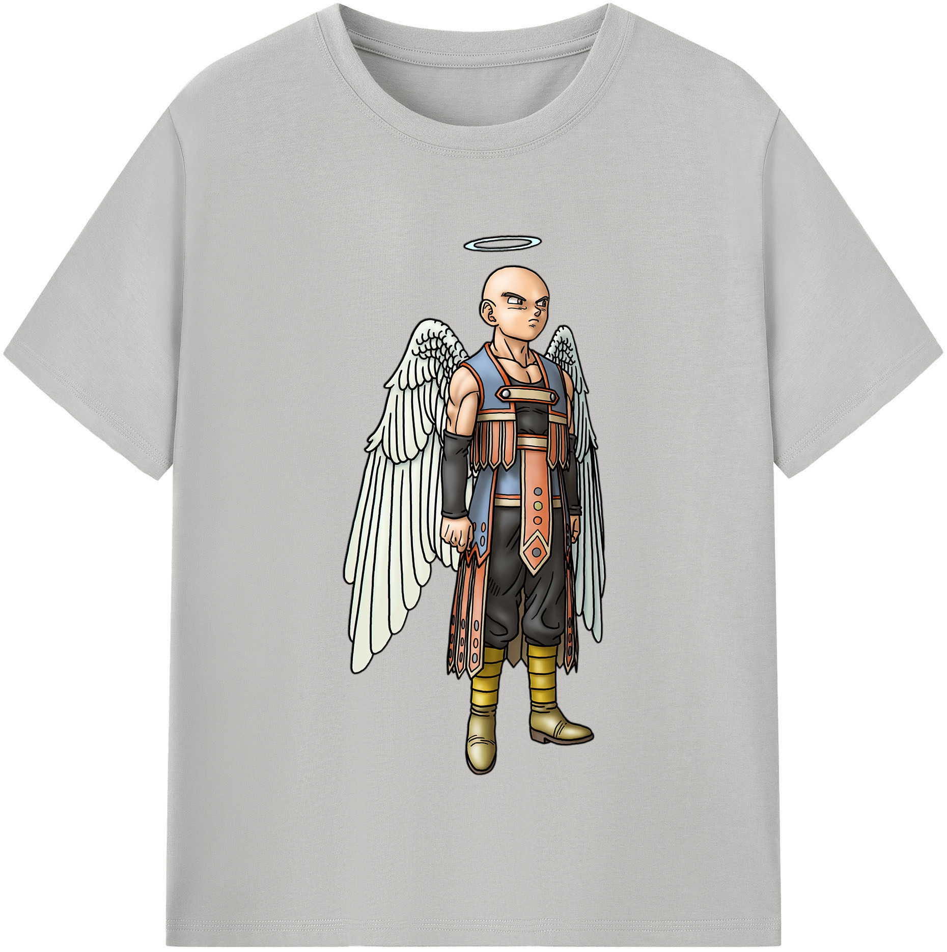 （画像用） ドラゴンクエスト Doragon Kuesuto Dragon Quest レディースカジュアルプリントTシャツ（綿100％）