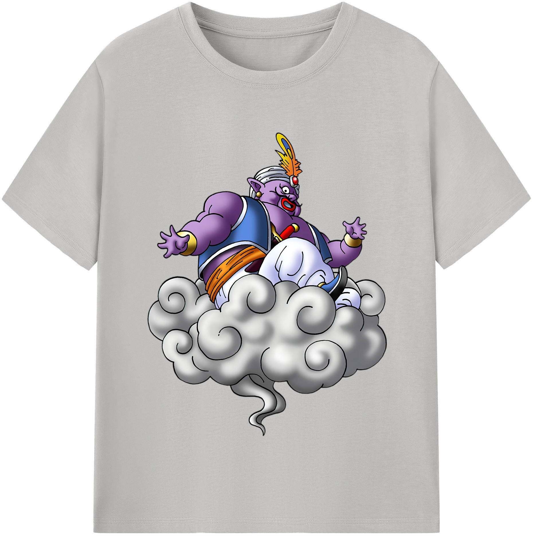 （画像用） ドラゴンクエスト Doragon Kuesuto Dragon Quest レディースカジュアルプリントTシャツ（綿100％）