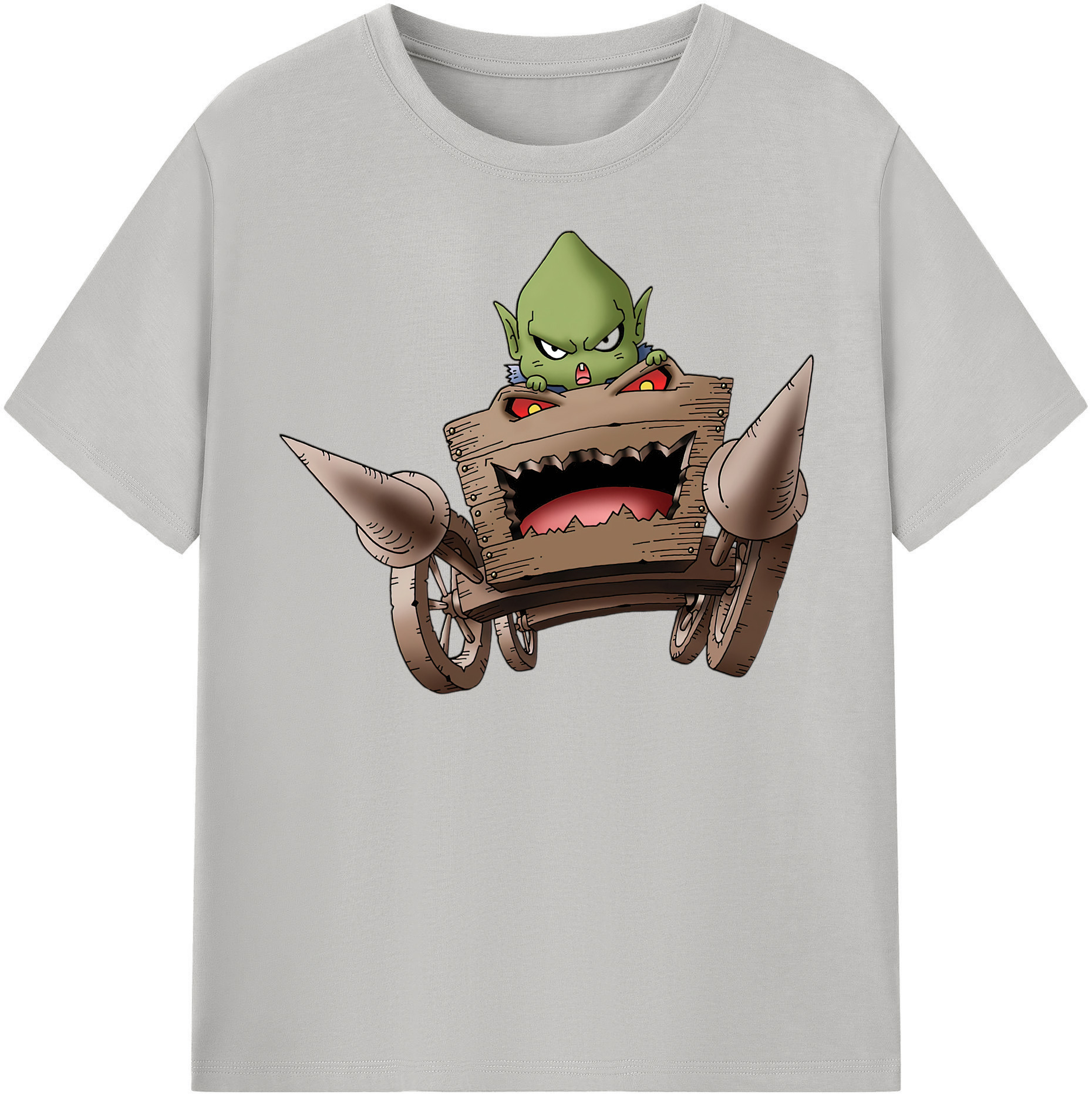 （画像用） ドラゴンクエスト Doragon Kuesuto Dragon Quest レディースカジュアルプリントTシャツ（綿100％）