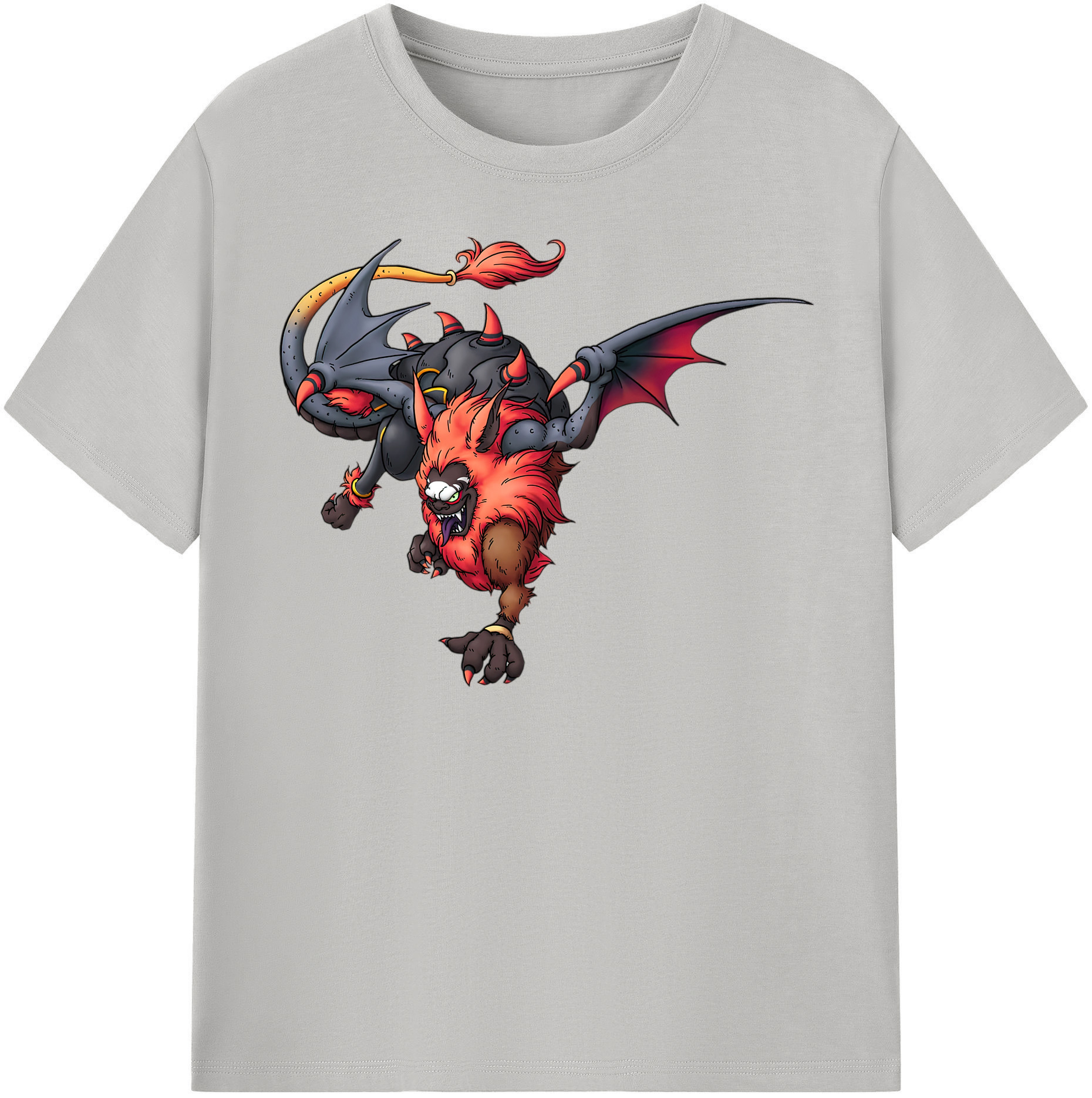 （画像用） ドラゴンクエスト Doragon Kuesuto Dragon Quest レディースカジュアルプリントTシャツ（綿100％）