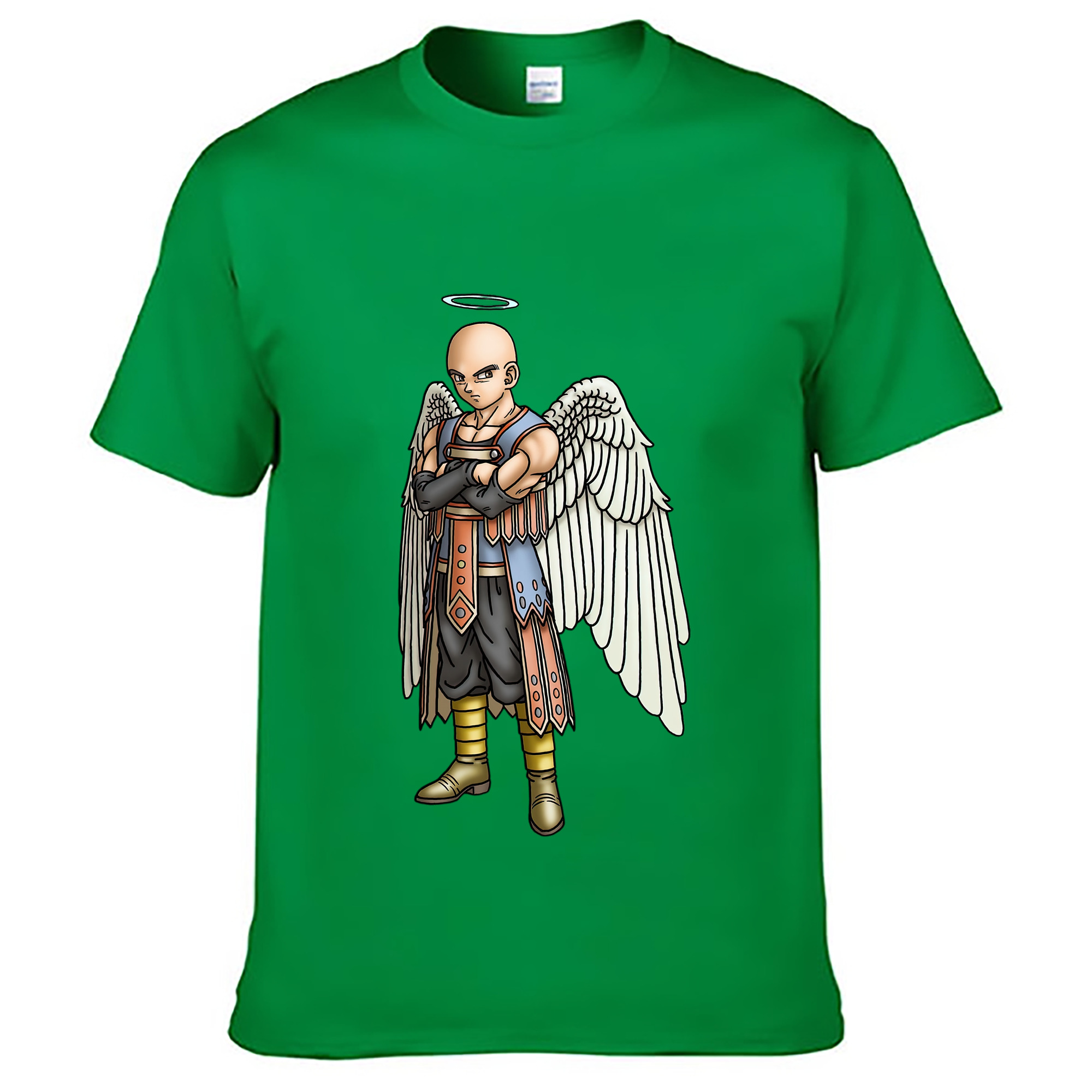 （画像用） ドラゴンクエスト Doragon Kuesuto Dragon Quest レディースカジュアルプリントTシャツ（綿100％）