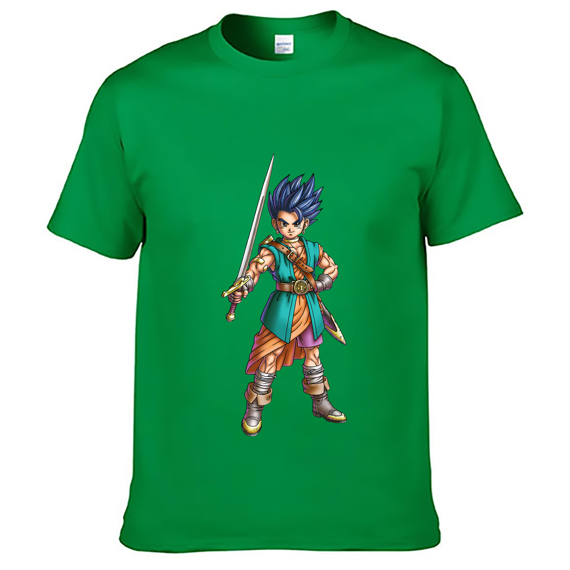 （画像用） ドラゴンクエスト Doragon Kuesuto Dragon Quest レディースカジュアルプリントTシャツ（綿100％）