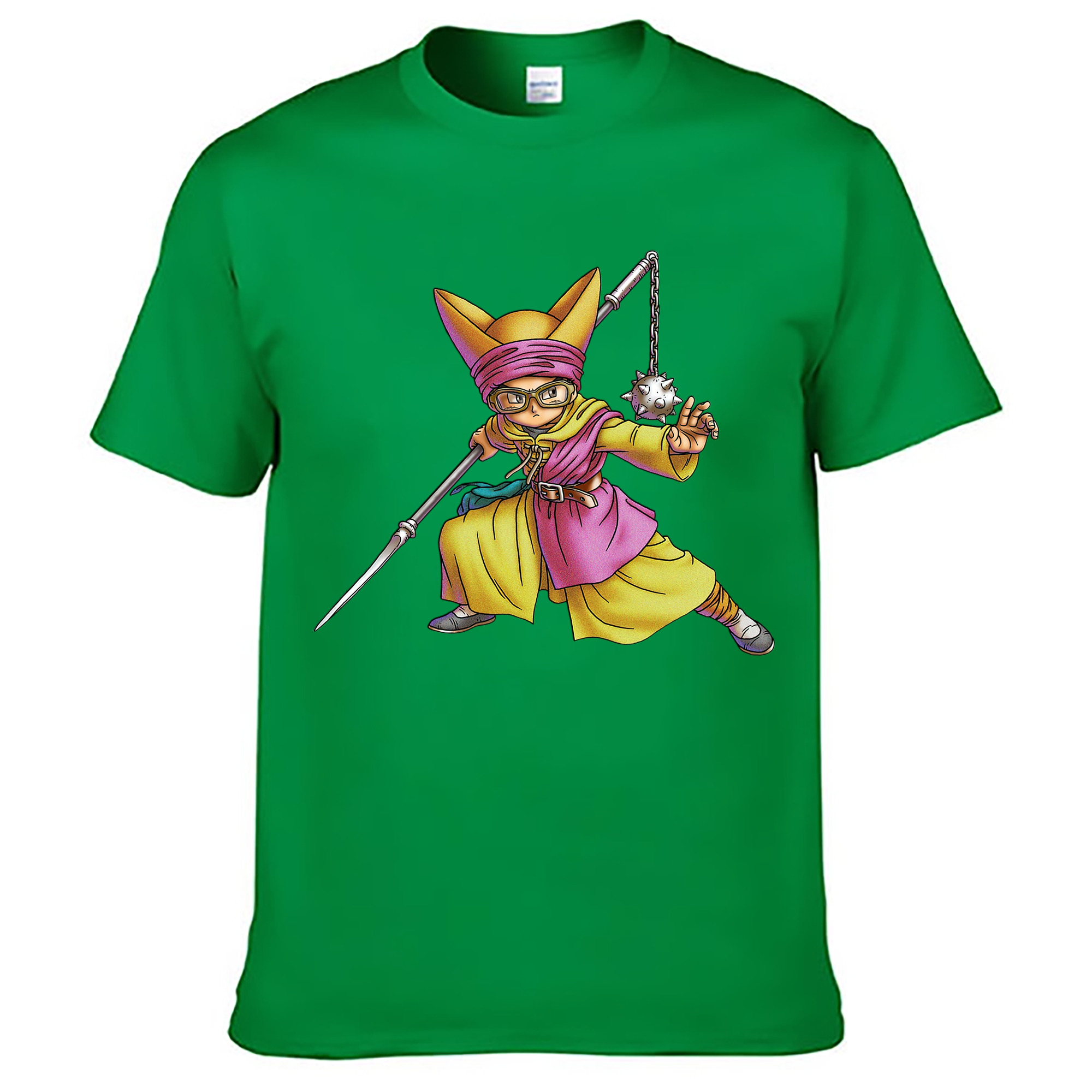 （画像用） ドラゴンクエスト Doragon Kuesuto Dragon Quest レディースカジュアルプリントTシャツ（綿100％）