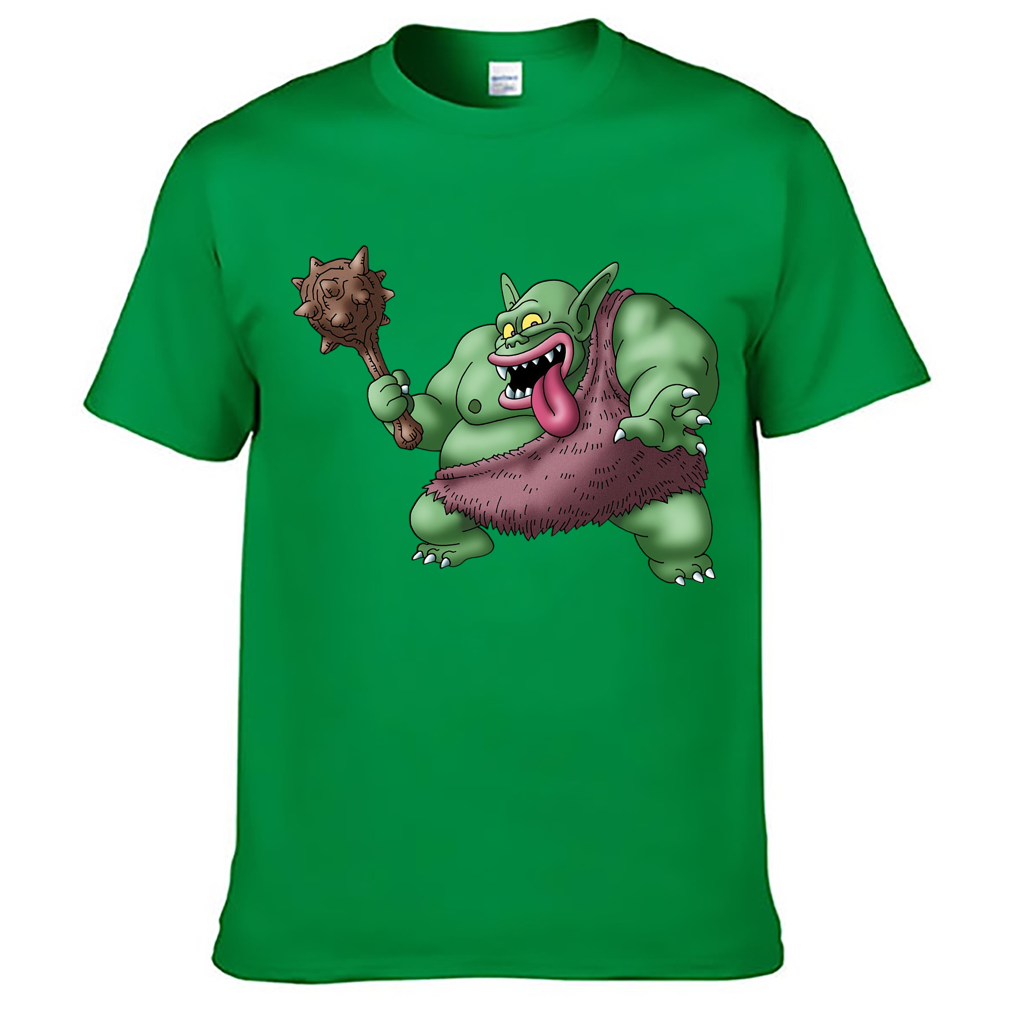 （画像用） ドラゴンクエスト Doragon Kuesuto Dragon Quest レディースカジュアルプリントTシャツ（綿100％）