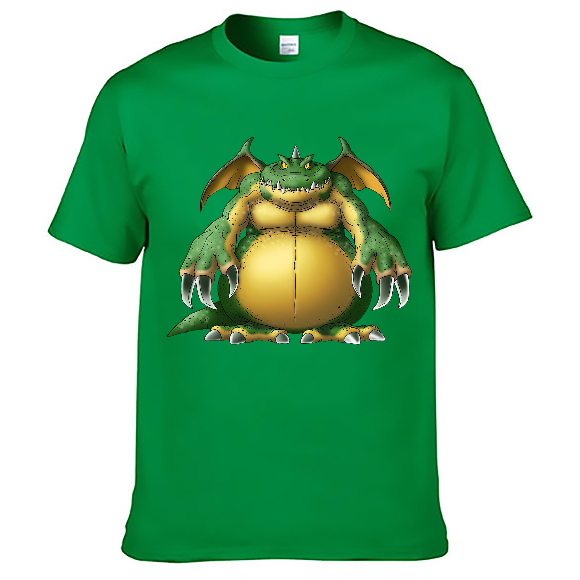 （画像用） ドラゴンクエスト Doragon Kuesuto Dragon Quest レディースカジュアルプリントTシャツ（綿100％）